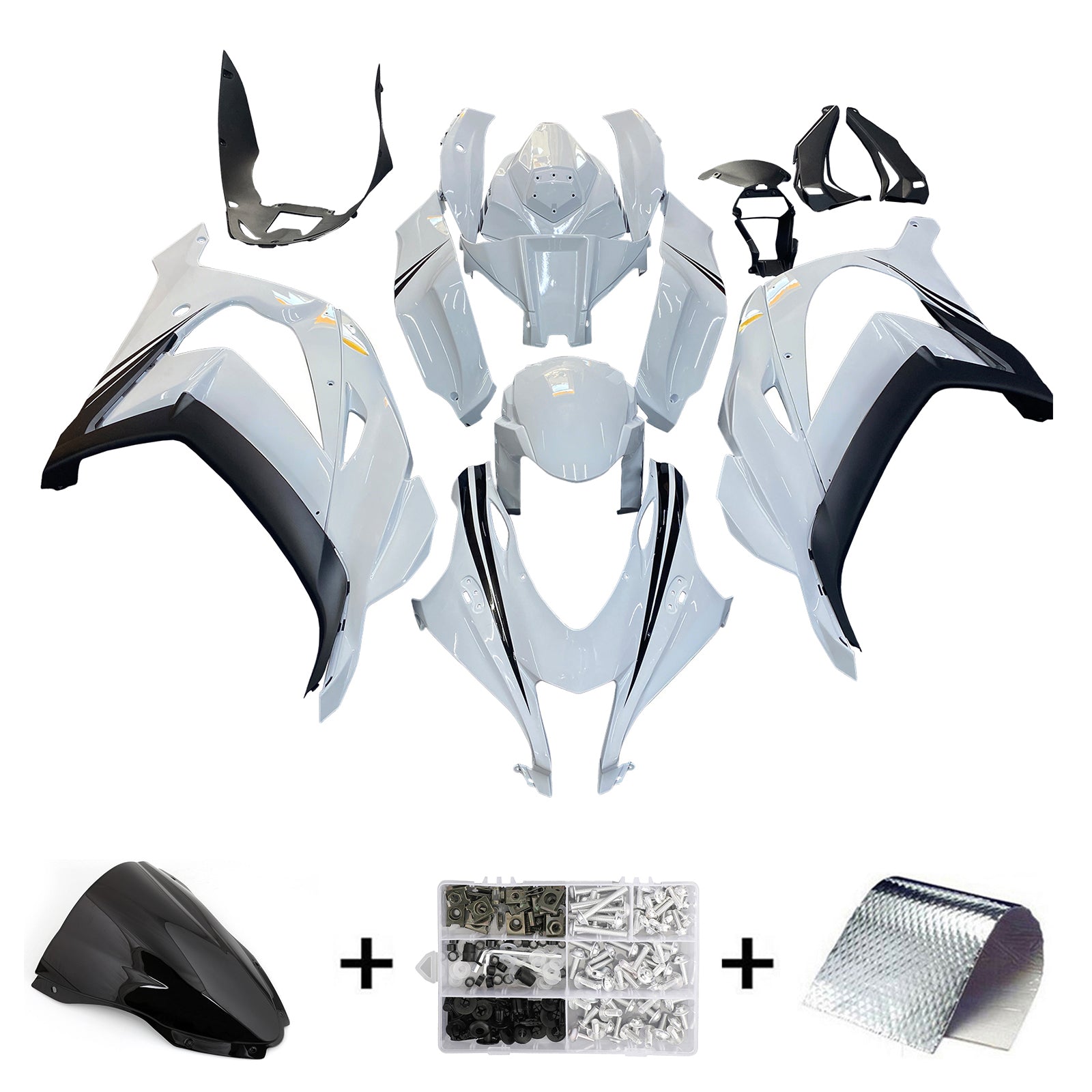 2016-2020 Kawasaki ZX10R Injection Fairing Kit Bodywork Plastic ABS#149