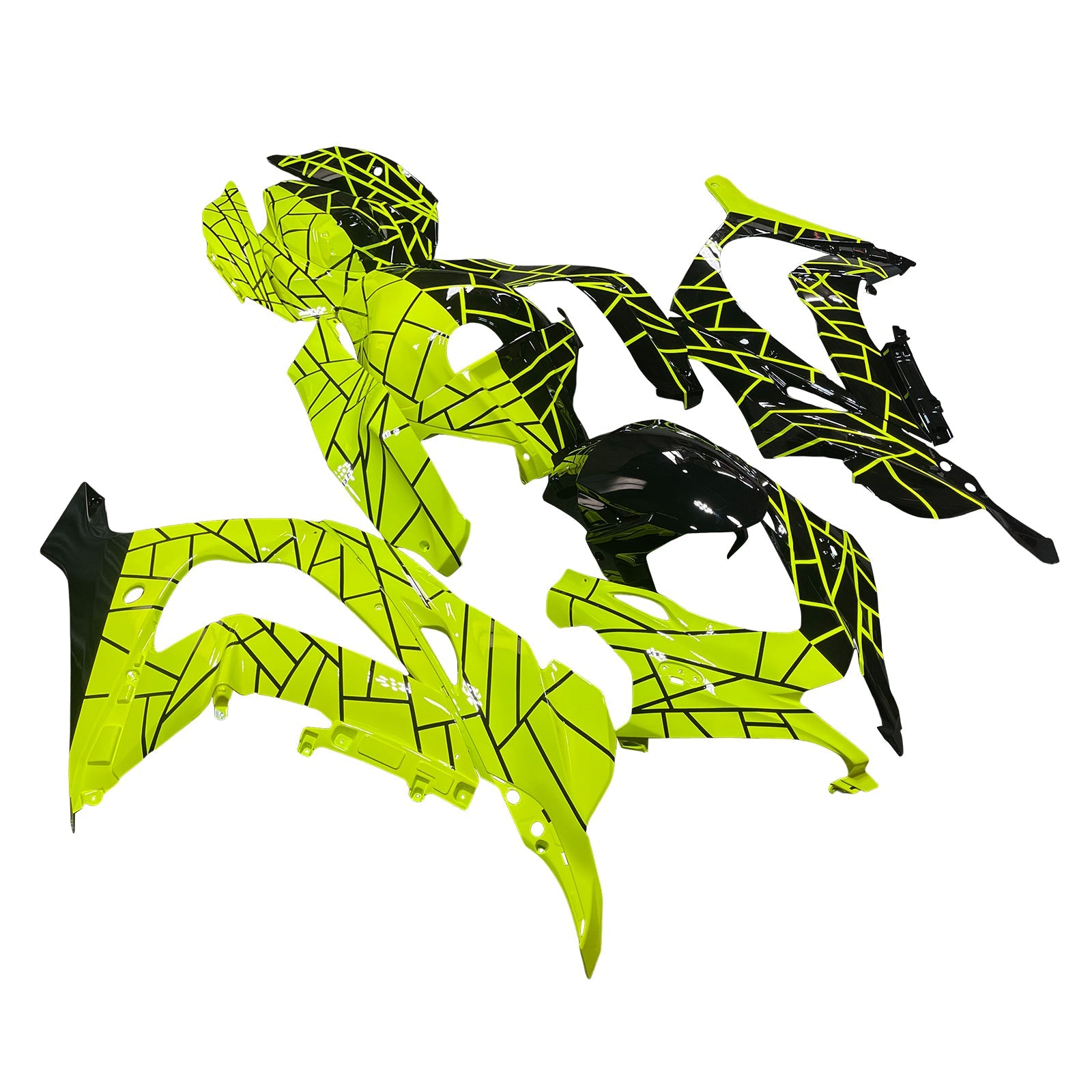 Injection Fairing Kit Bodywork Plastic ABS fit For Kawasaki ZX10R 2016-2020