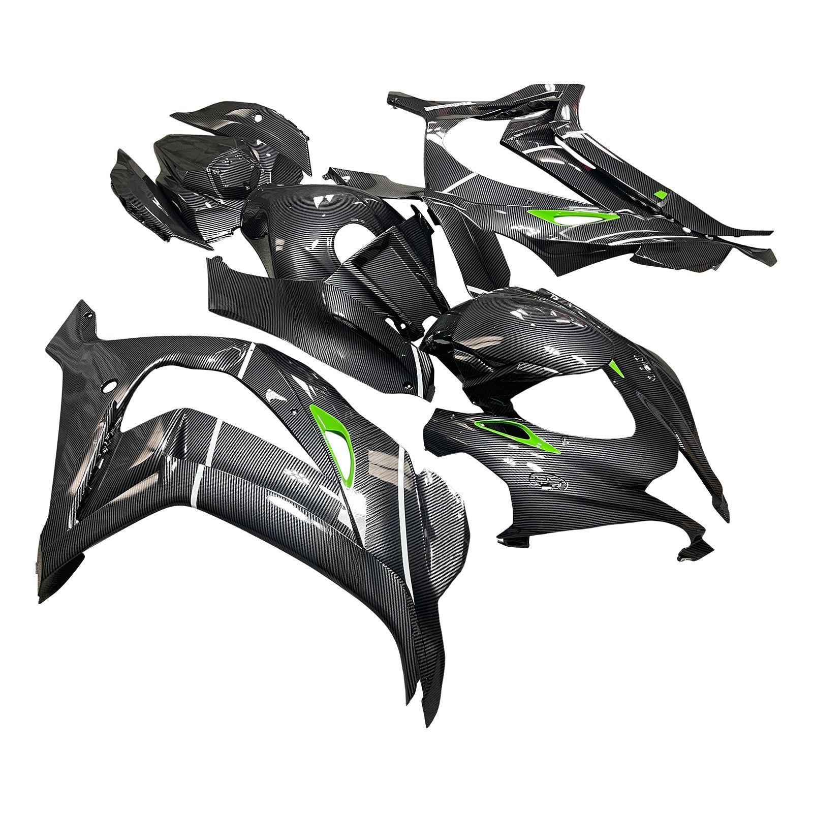 Injection Fairing Kit Bodywork Plastic ABS fit For Kawasaki ZX10R 2016-2020