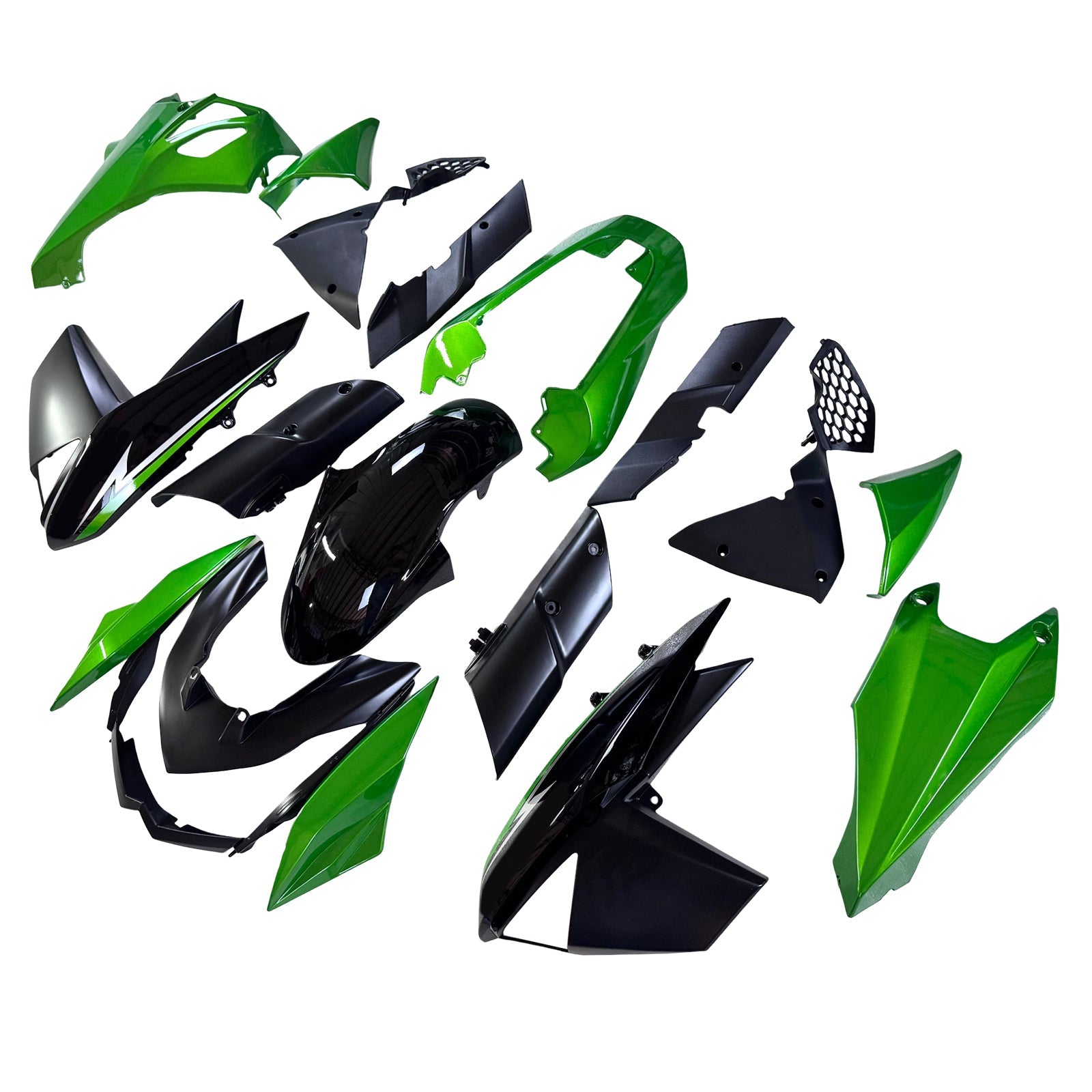 2010-2013 Kawasaki Z1000 Injection Fairing Kit Bodywork Plastic ABS#109