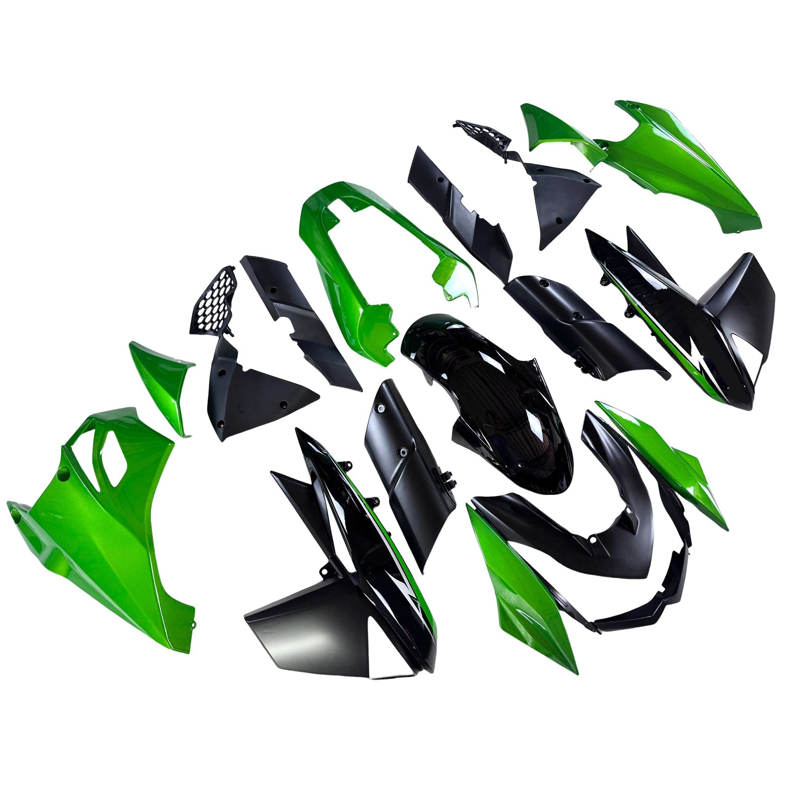 2010-2013 Kawasaki Z1000 Injection Fairing Kit Bodywork Plastic ABS#109