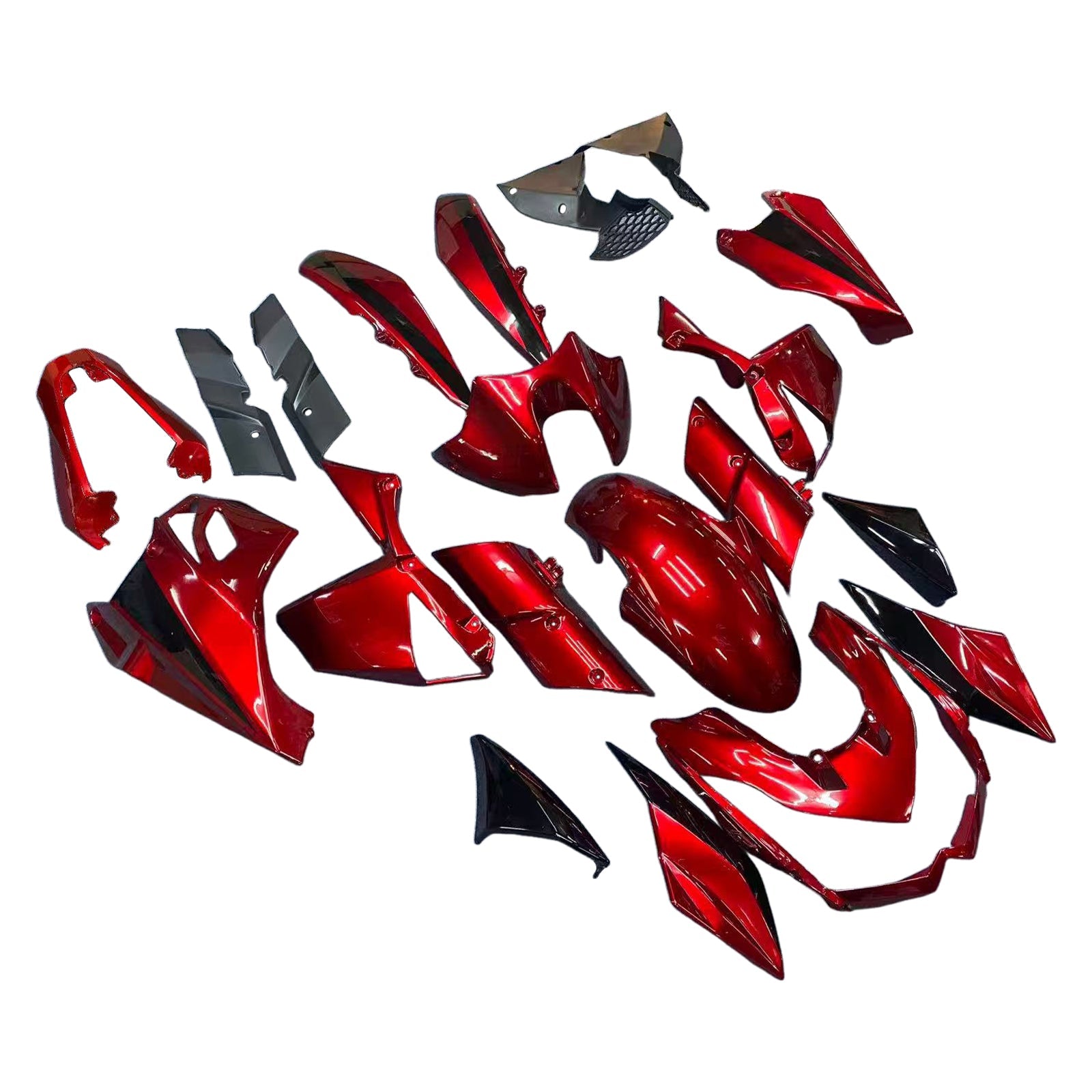 2010-2013 Kawasaki Z1000 Injection Fairing Kit Bodywork Plastic ABS#110