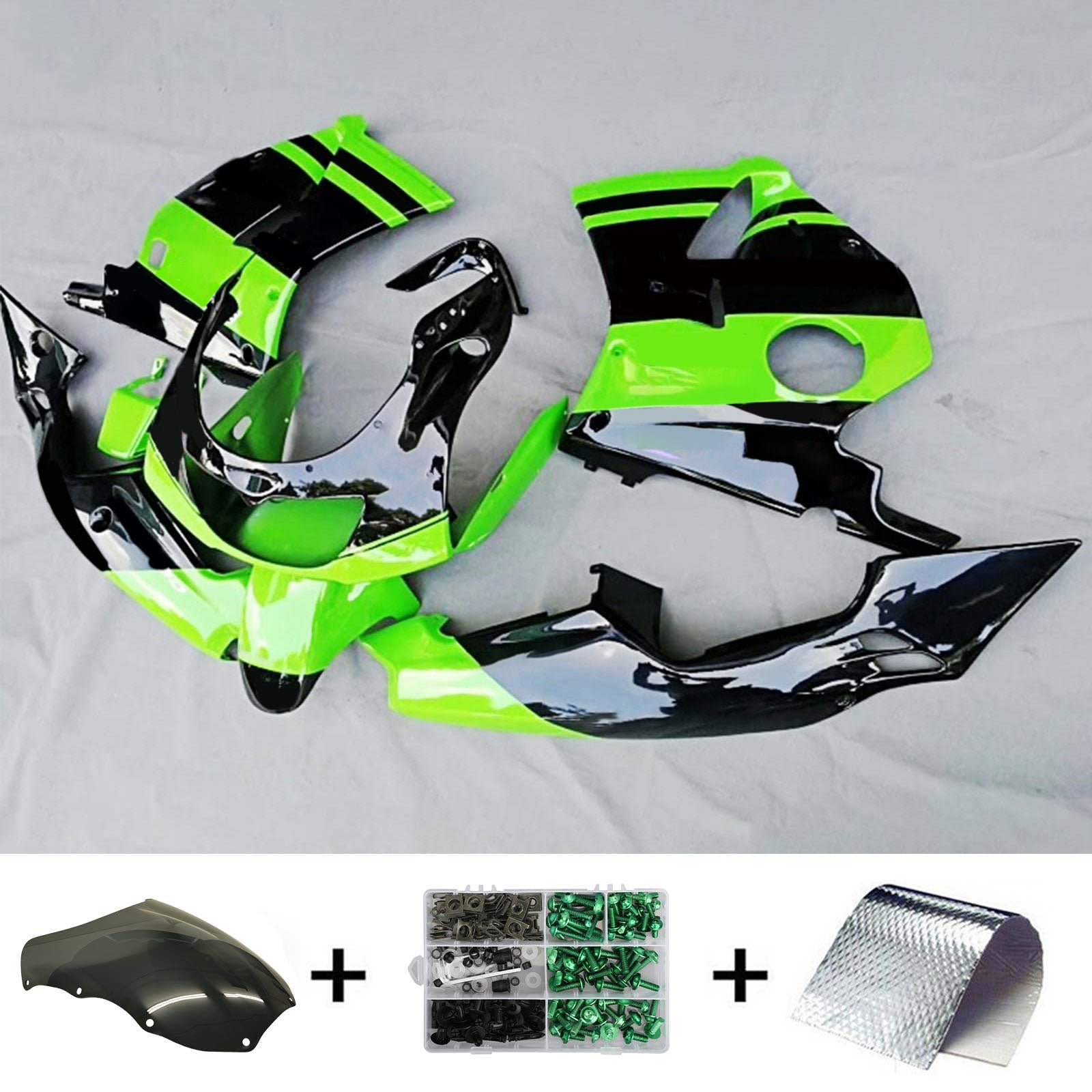 1992-1996 Kawasaki ZXR400 Injection Fairing Kit Bodywork Plastic ABS#104