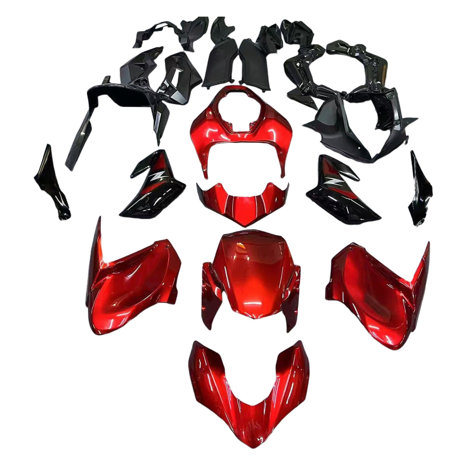 2017-2019 Kawasaki Z900 Amotopart Injection Fairing Kit Bodywork Plastic ABS #103