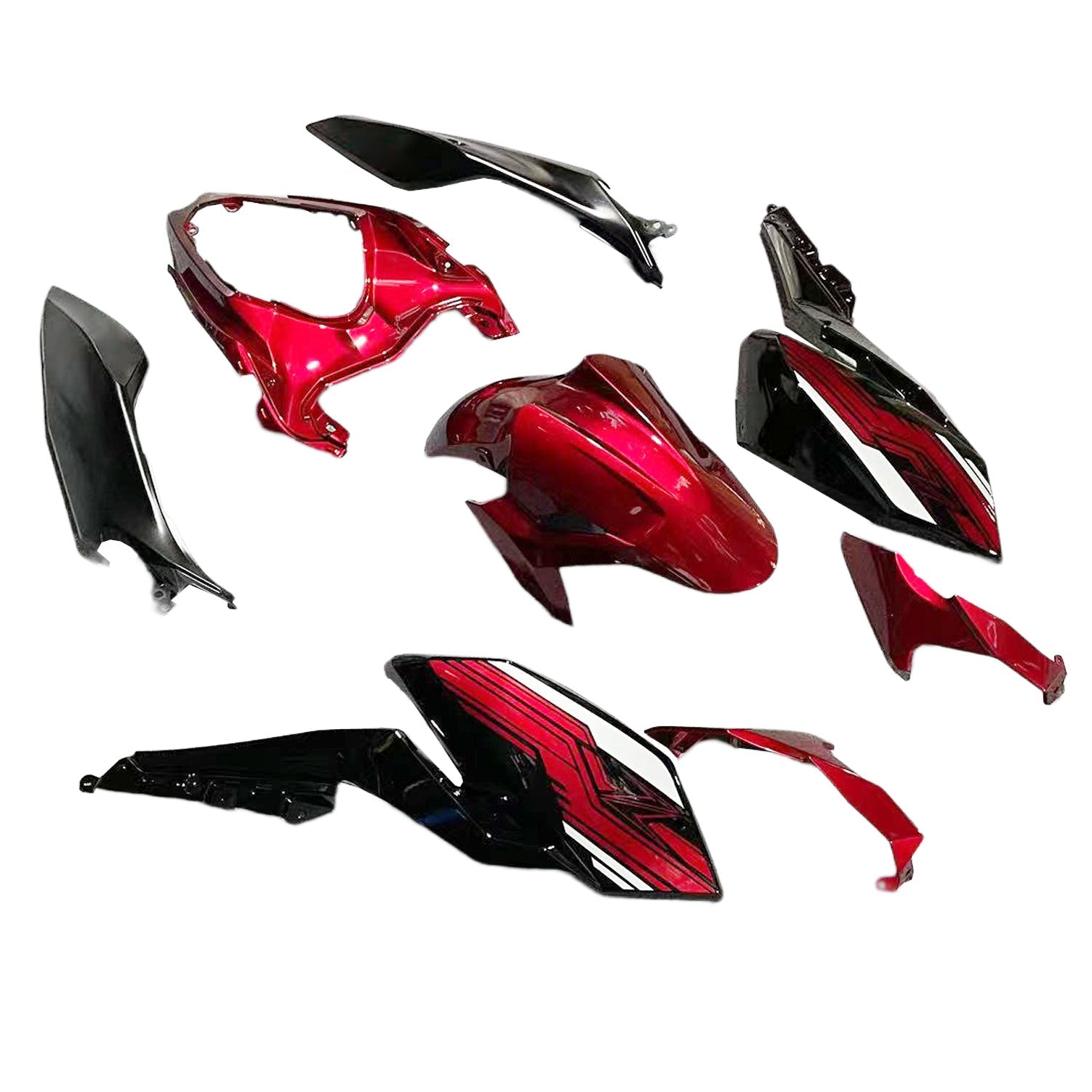 2018-2024 Kawasaki Z400 Amotopart Injection Fairing Kit Bodywork Plastic ABS #101