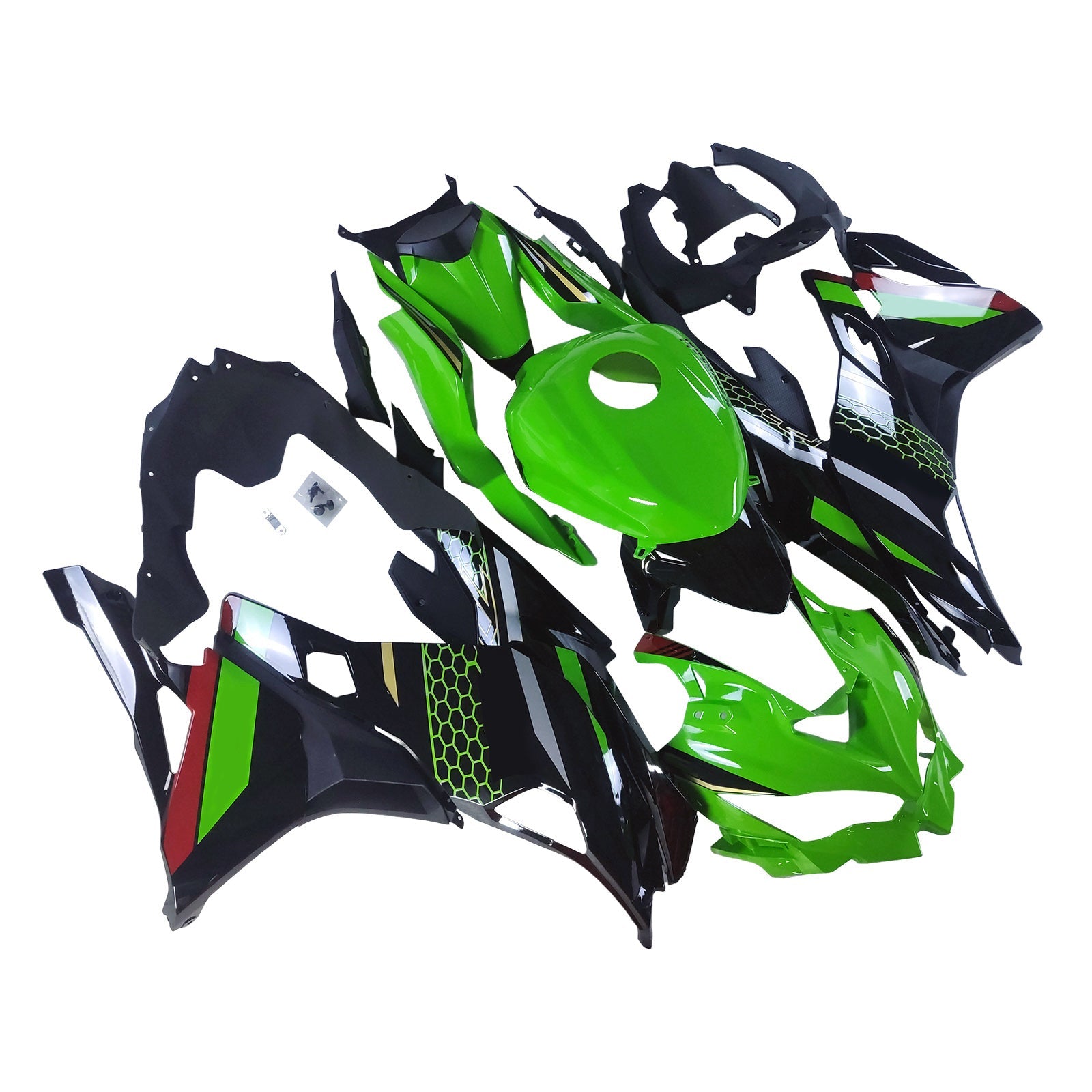 2019-2025 Kawasaki Ninja ZX-25R Amotopart Injection Fairing Kit Bodywork ABS #104