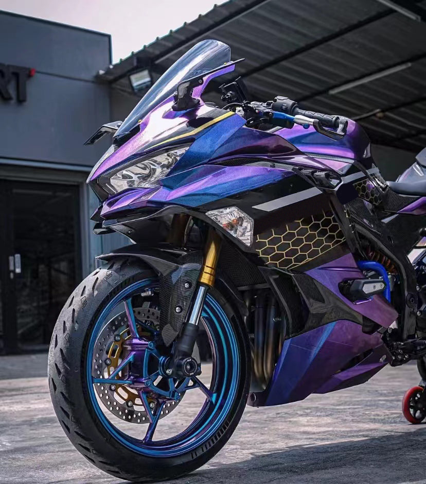2019-2025 Kawasaki Ninja ZX-25R Amotopart Injection Fairing Kit Bodywork ABS #104