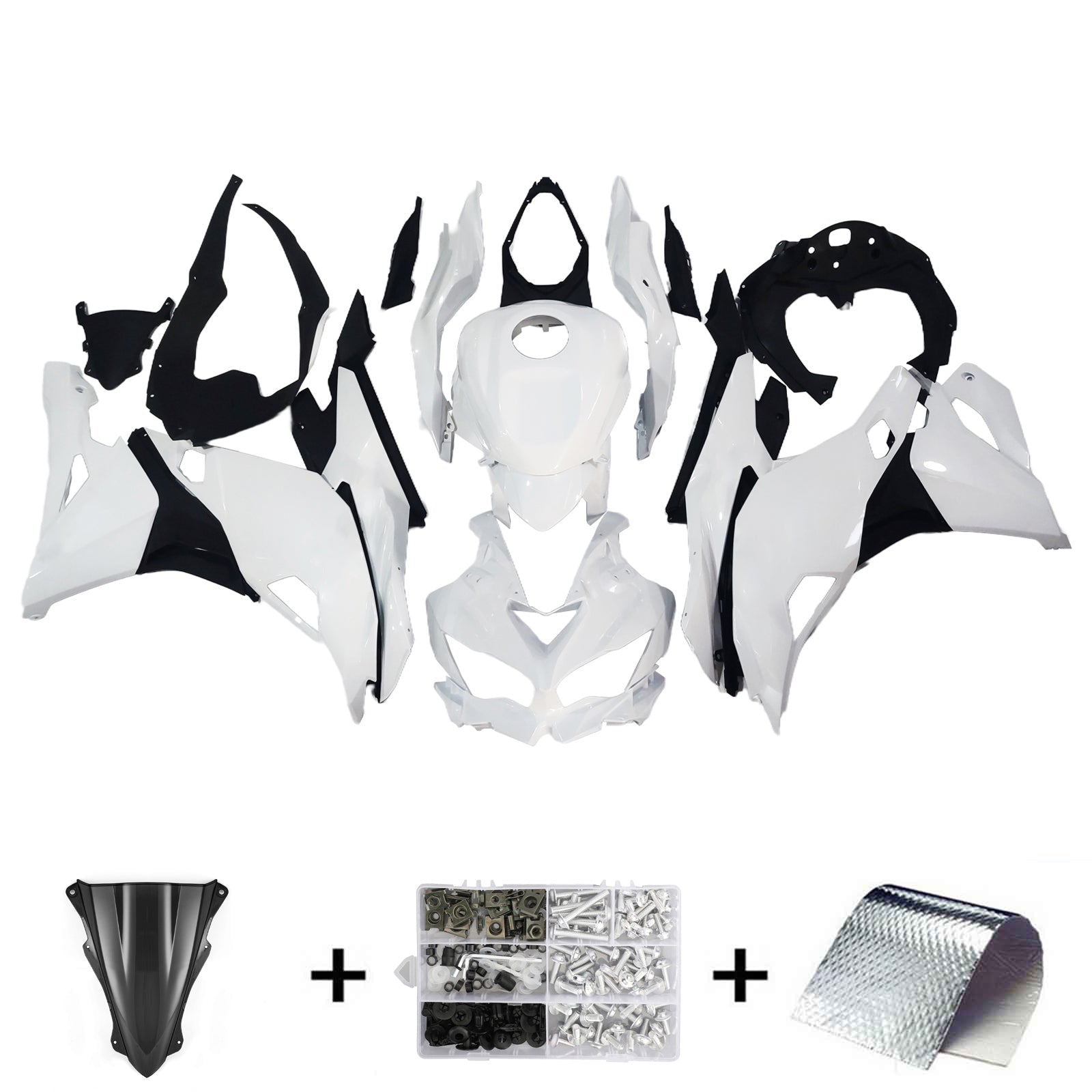 2019-2025 Kawasaki Ninja ZX-25R Amotopart Injection Fairing Kit Bodywork ABS #104
