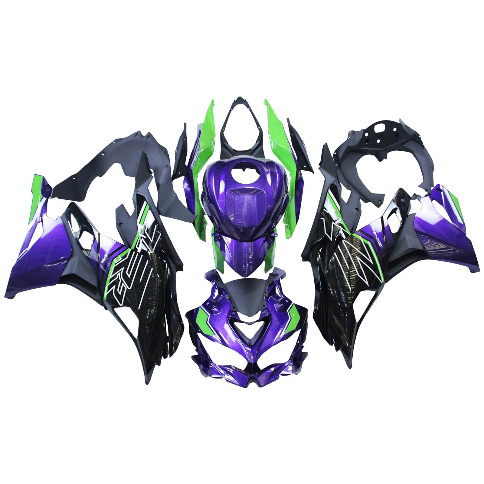 2019-2025 Kawasaki Ninja ZX-25R Amotopart Injection Fairing Kit Bodywork ABS #104
