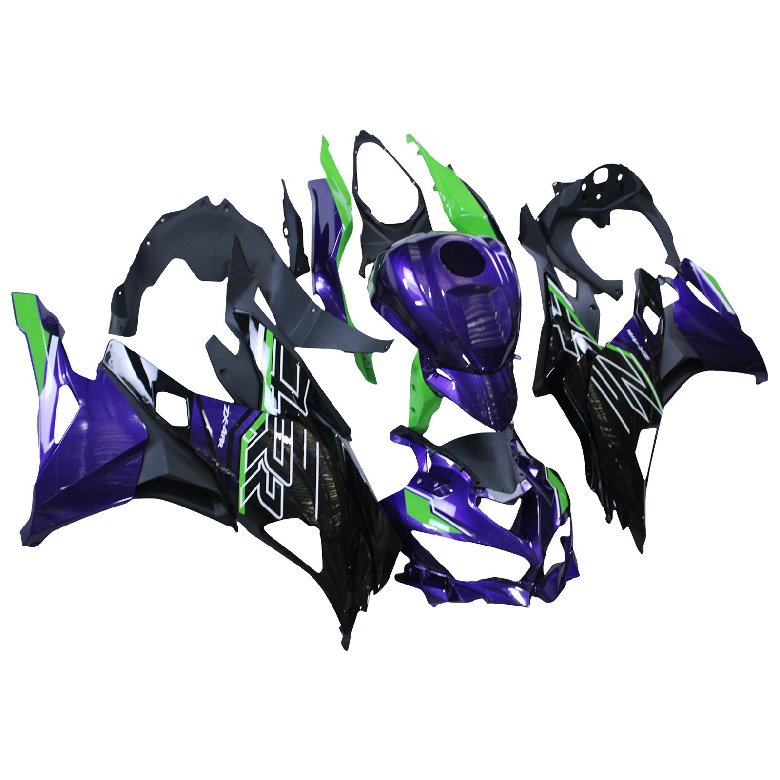 2019-2025 Kawasaki Ninja ZX-25R Amotopart Injection Fairing Kit Bodywork ABS #104