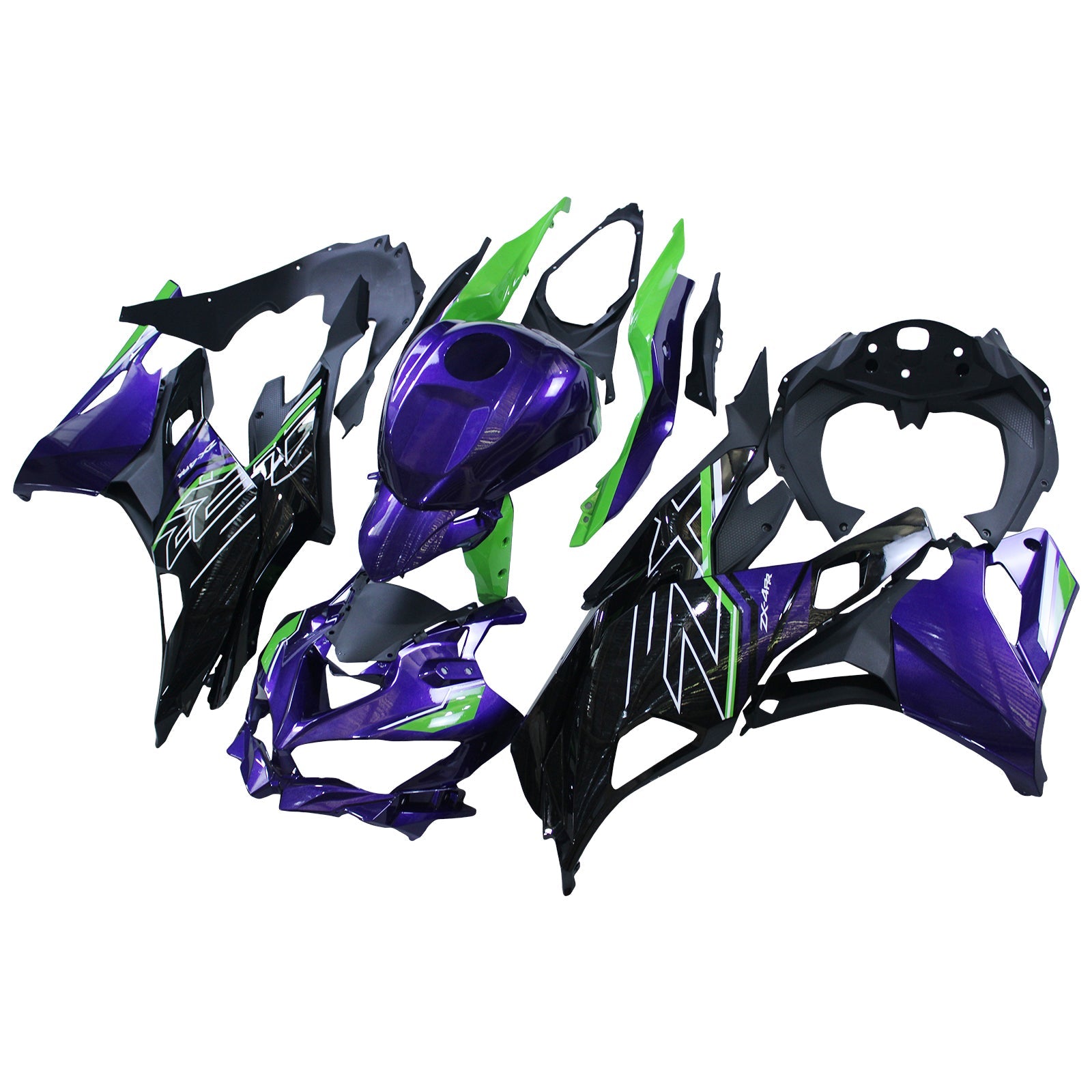 2019-2025 Kawasaki Ninja ZX-25R Amotopart Injection Fairing Kit Bodywork ABS #104