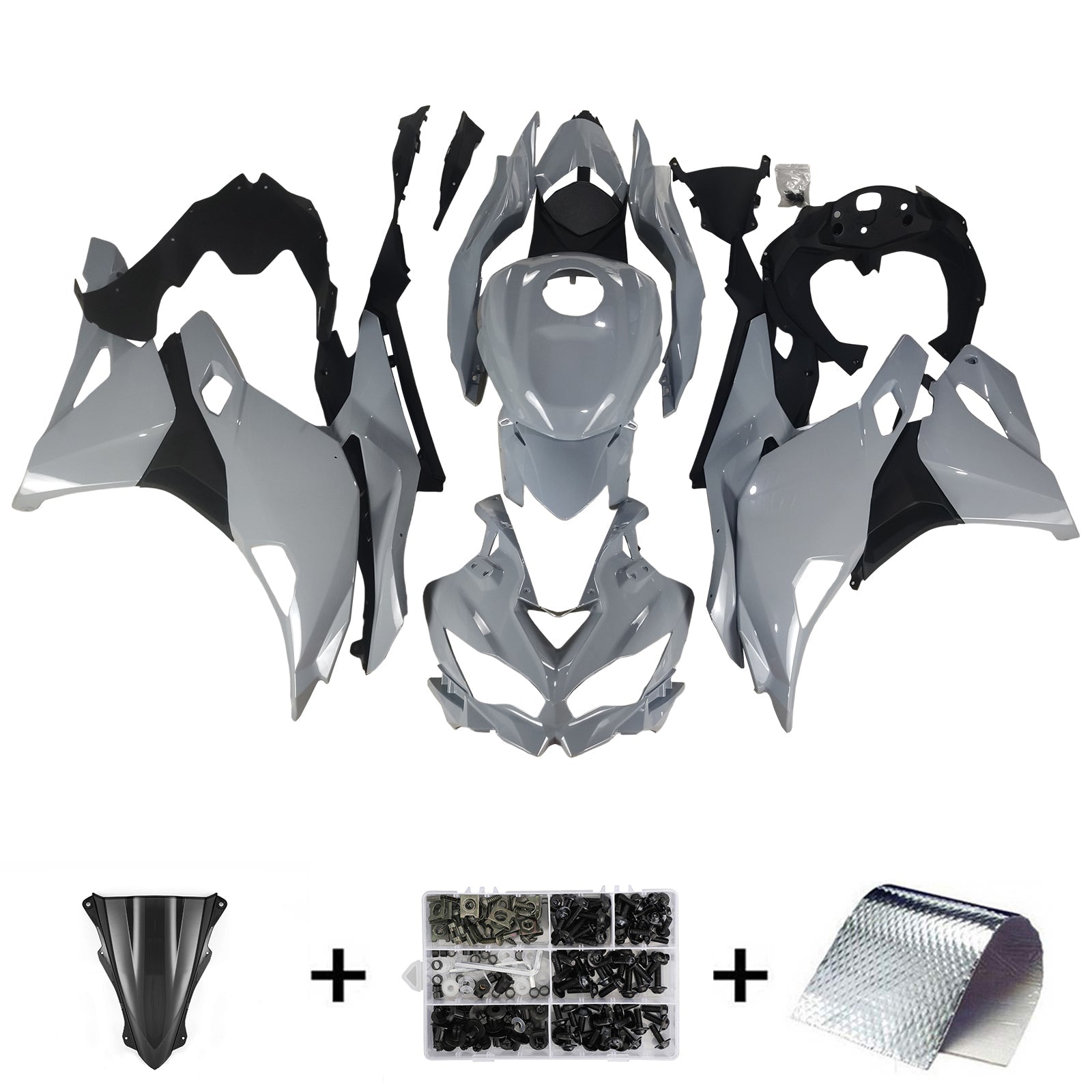 2019-2025 Kawasaki Ninja ZX-25R Amotopart Injection Fairing Kit Bodywork ABS #104