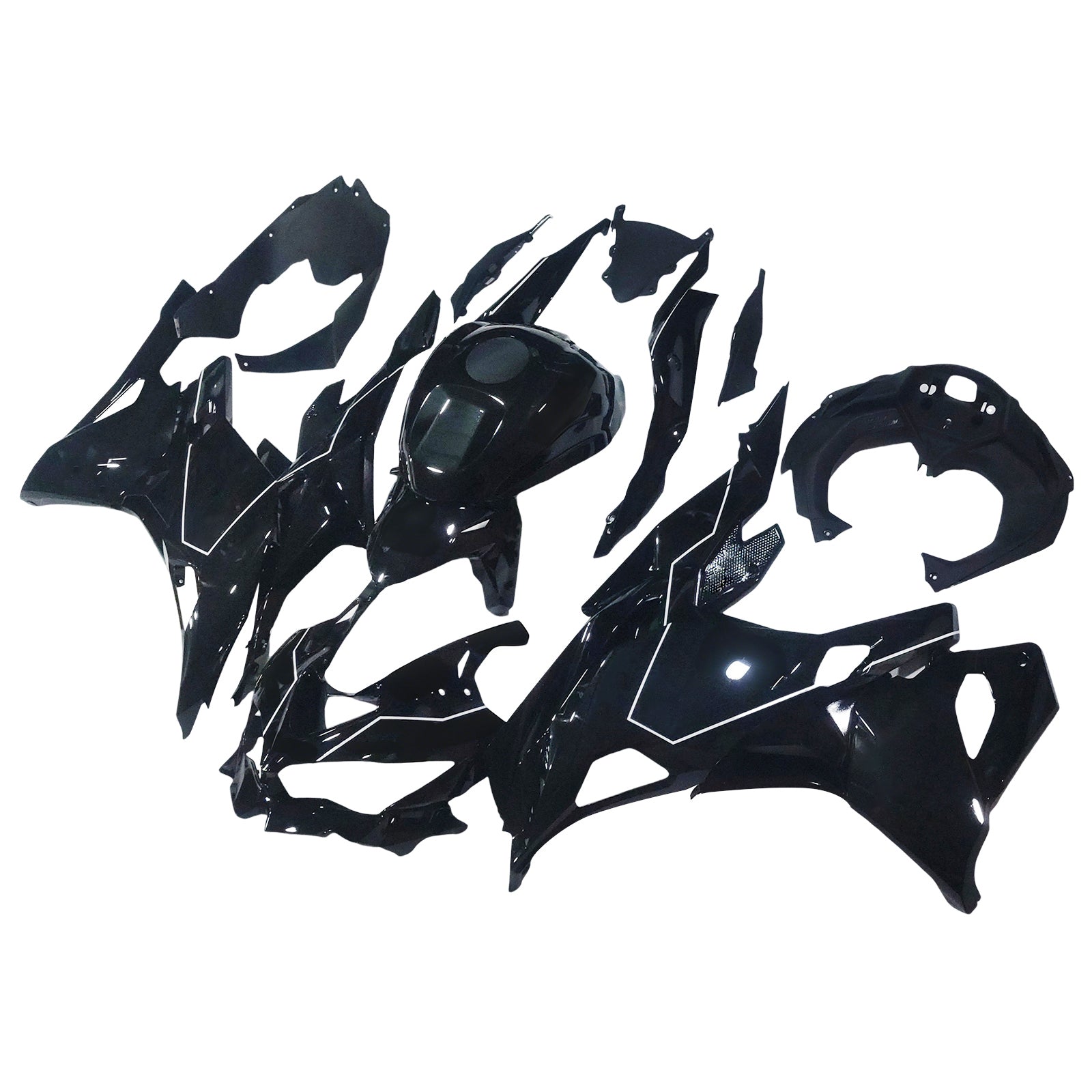 2019-2025 Kawasaki Ninja ZX-25R Amotopart Injection Fairing Kit Bodywork ABS #104