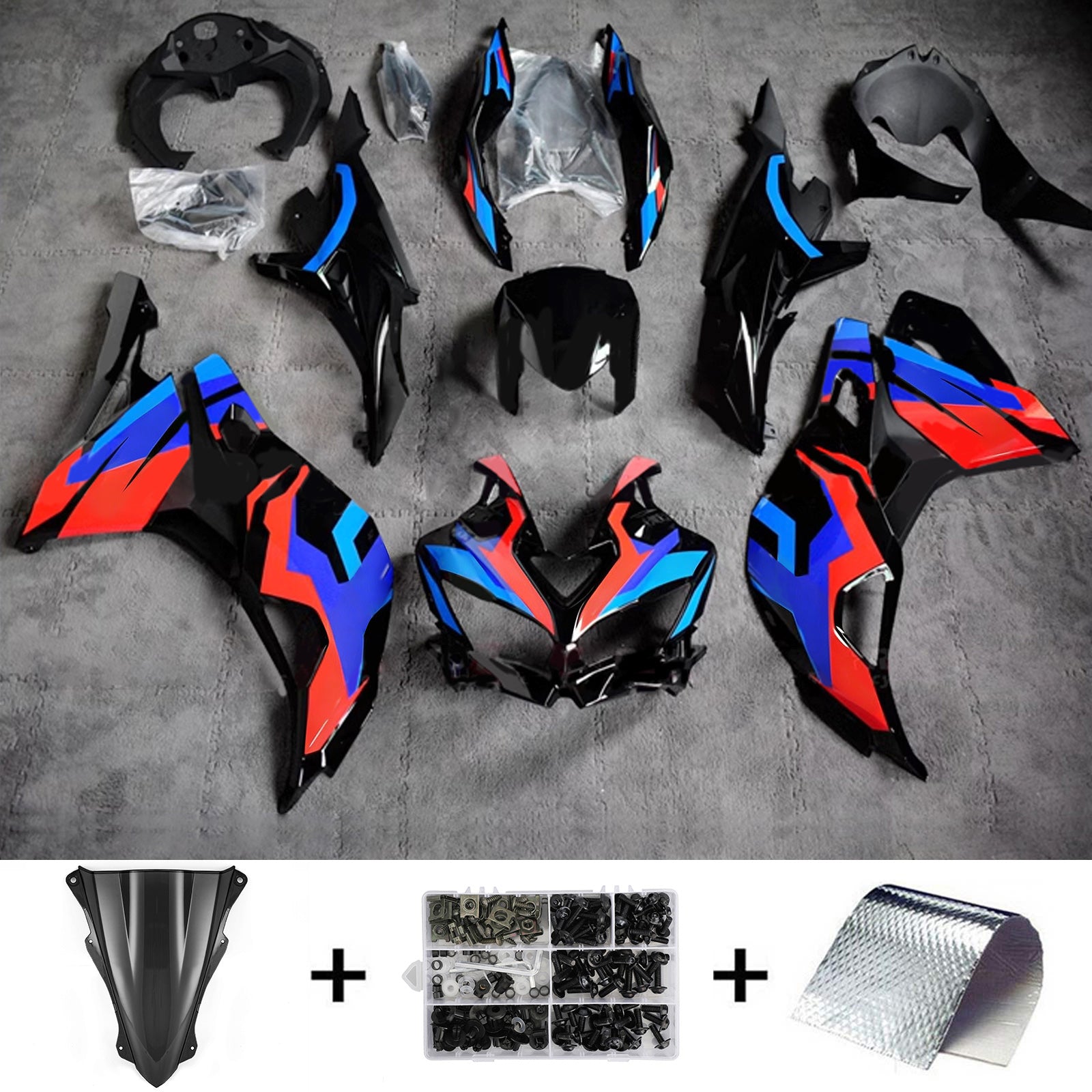 2019-2025 Kawasaki Ninja ZX-25R Amotopart Injection Fairing Kit Bodywork ABS #104