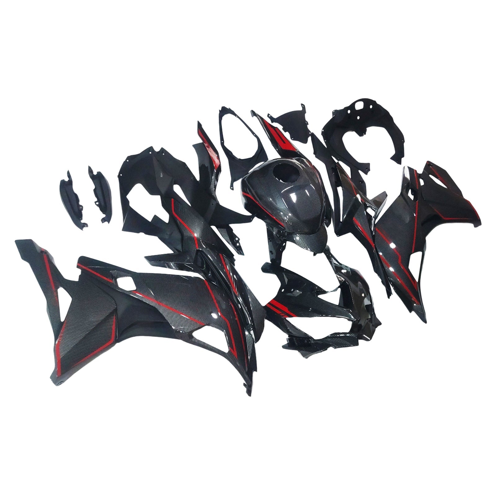 2019-2025 Kawasaki Ninja ZX-25R Amotopart Injection Fairing Kit Bodywork ABS #104