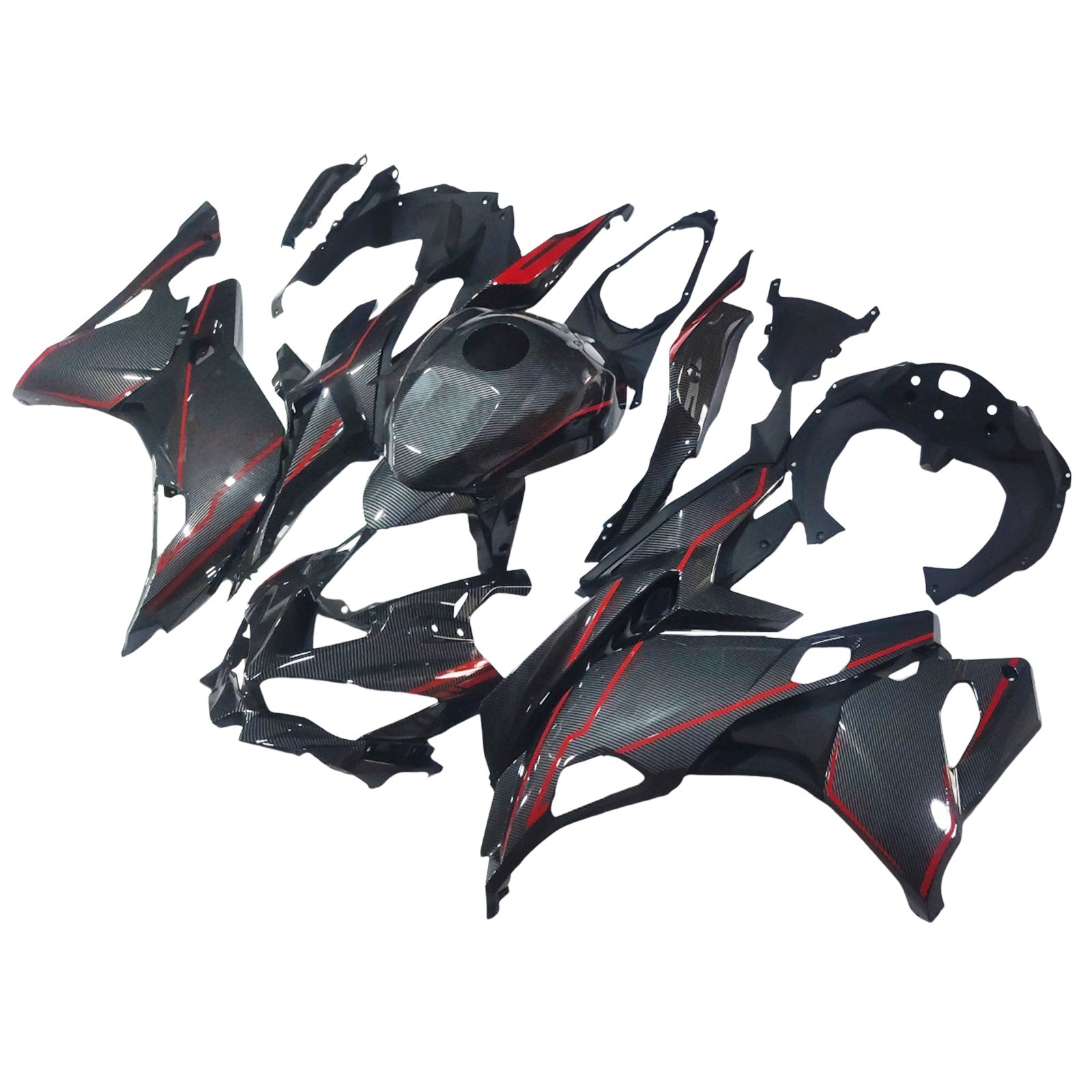 2019-2025 Kawasaki Ninja ZX-25R Amotopart Injection Fairing Kit Bodywork ABS #104