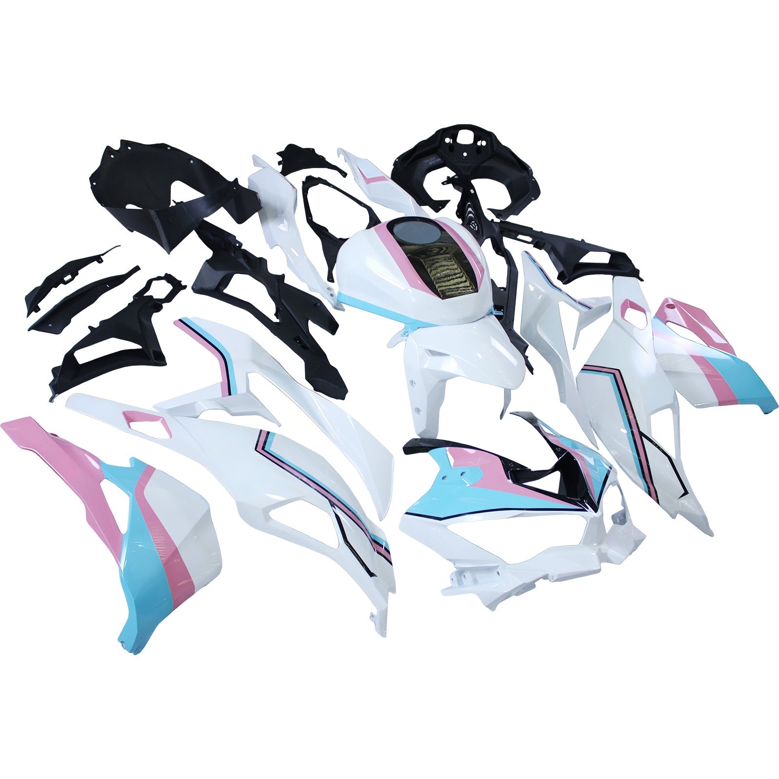 2019-2025 Kawasaki Ninja ZX-25R Amotopart Injection Fairing Kit Bodywork ABS #104