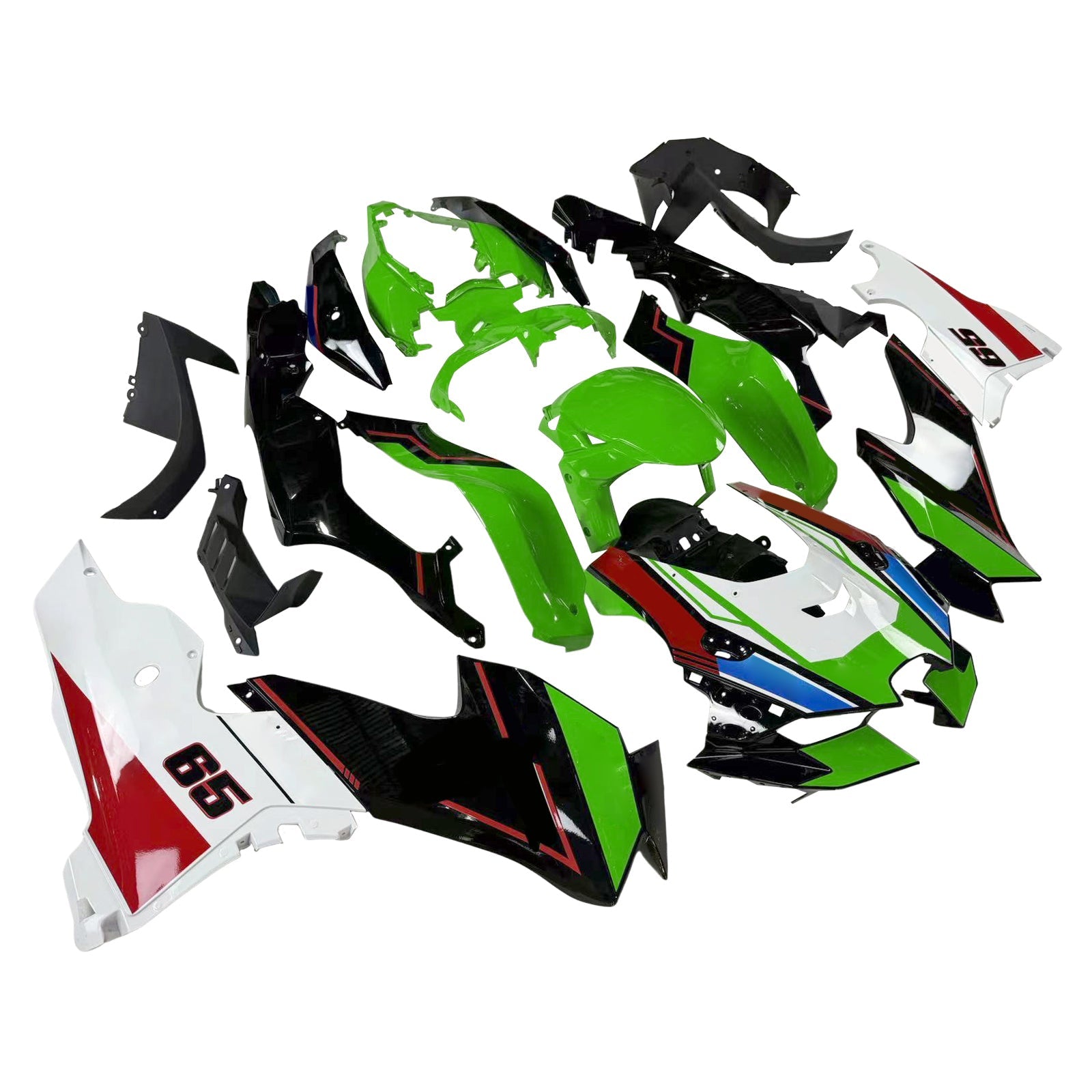 2021-2024 Kawasaki ZX-10R ZX10R Amotopart Injection Fairing Kit Bodywork ABS #101