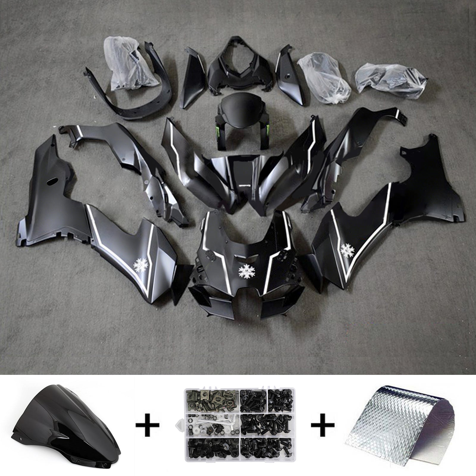 2021-2024 Kawasaki ZX-10R ZX-10RR Injection Fairing Kit Bodywork ABS