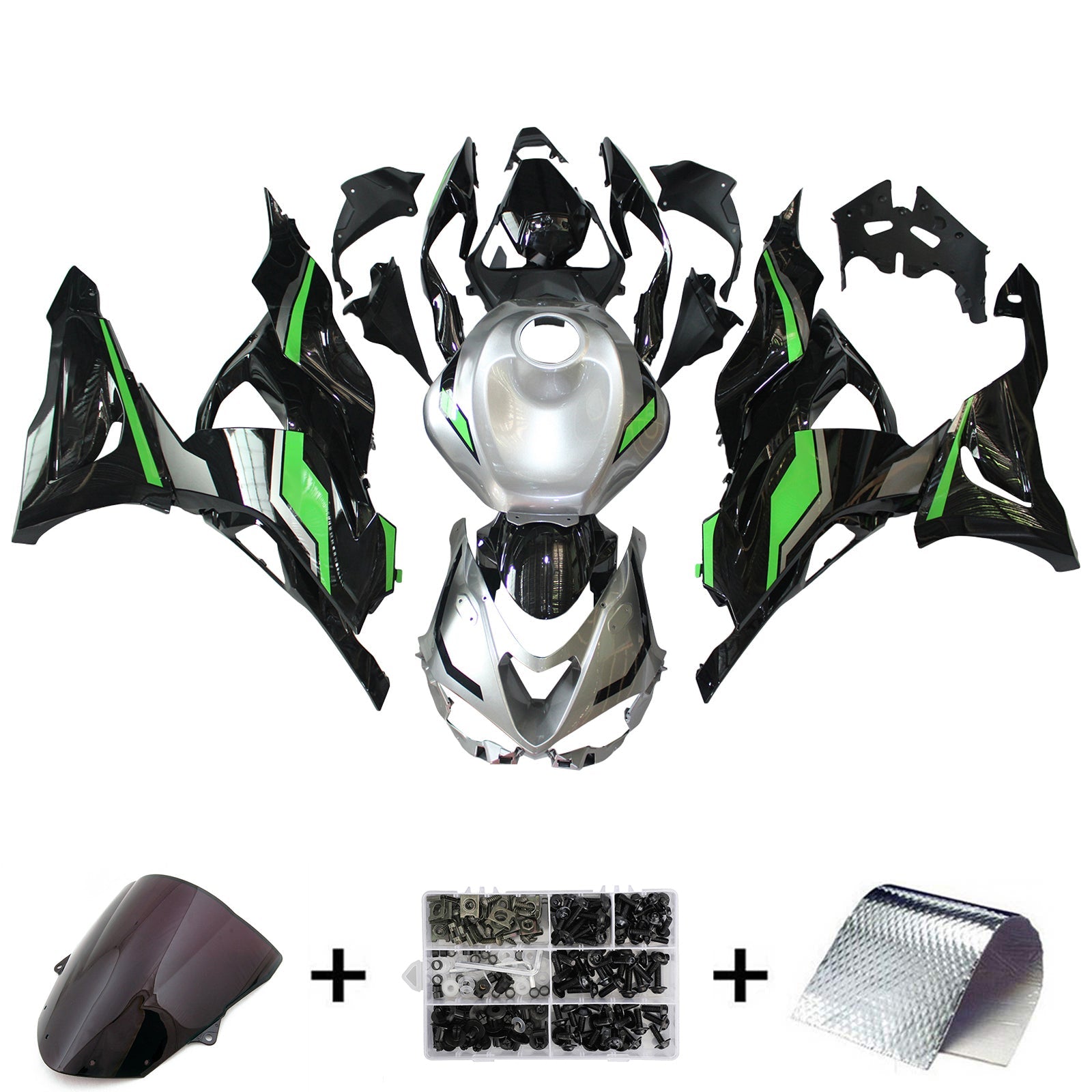 2024-2025 Kawasaki ZX-6R ZX6R Injection Fairing Kit Bodywork Plastic ABS