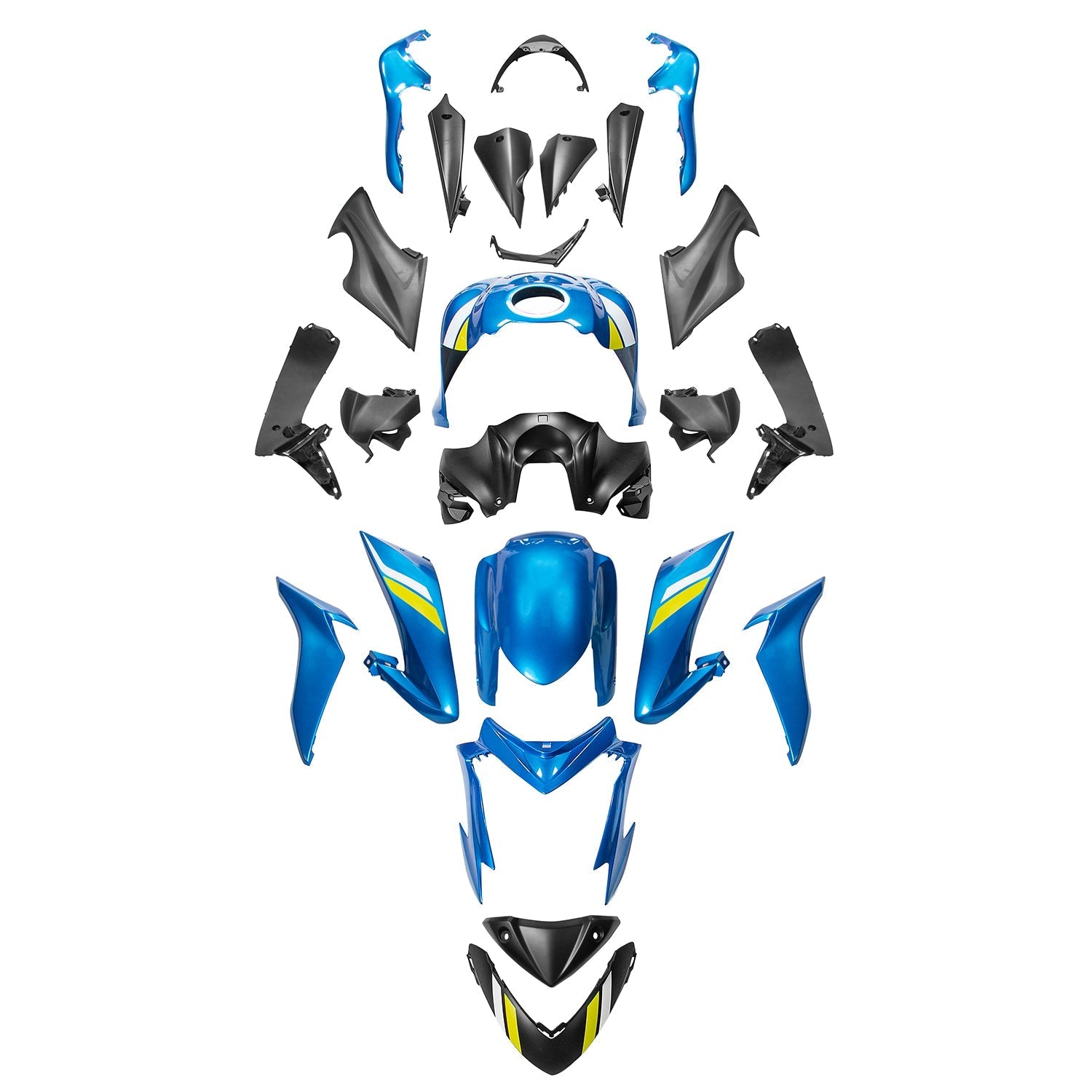 2015-2020 Suzuki GSX-S 1000 Plastic Bodywork Fairing Kit