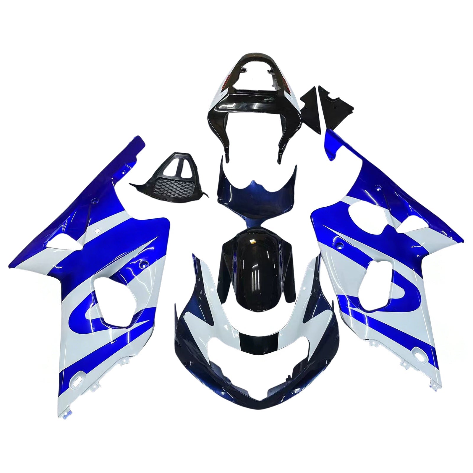 2000-2002 Suzuki GSXR 1000 Blue & Black GSXR Racing Fairings Generic