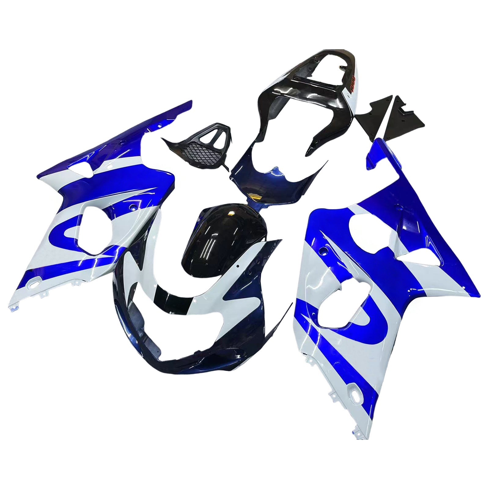 2000-2002 Suzuki GSXR 1000 Blue & Black GSXR Racing Amotopart Fairings