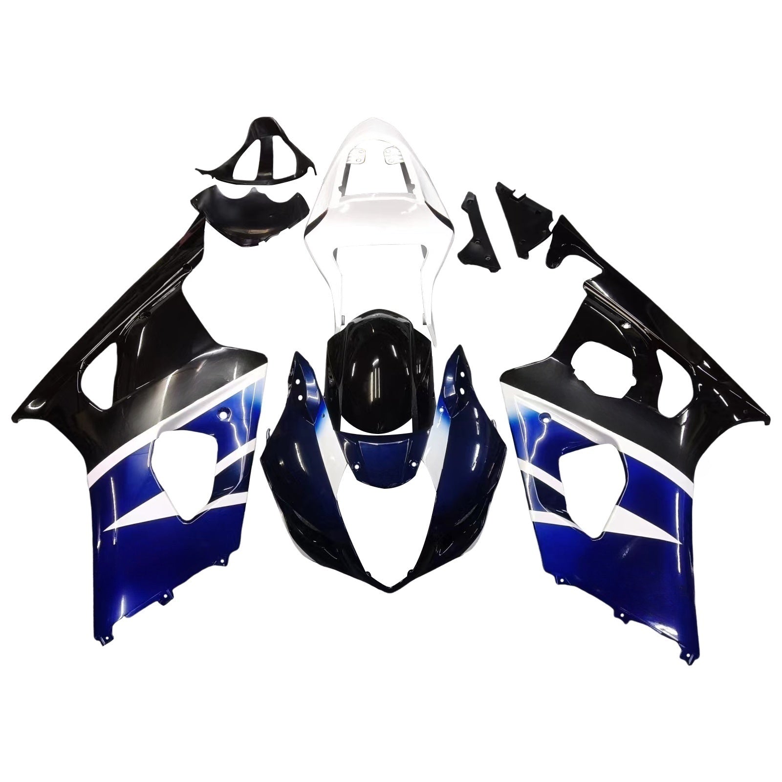 2003-2004 GSXR1000 Bodywork Fairing ABS Injection Molded Plastics Set Generic