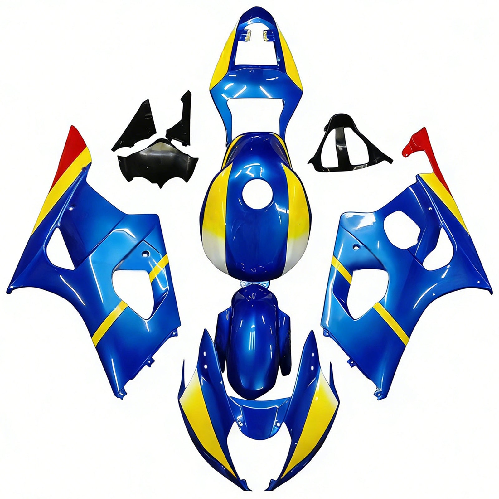 2003-2004 Suzuki GSXR1000 K3 Injection Fairing Kit Bodywork Plastic ABS