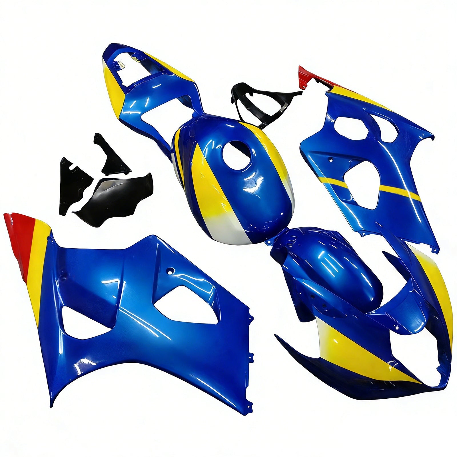 2003-2004 Suzuki GSXR1000 K3 Injection Fairing Kit Bodywork Plastic ABS