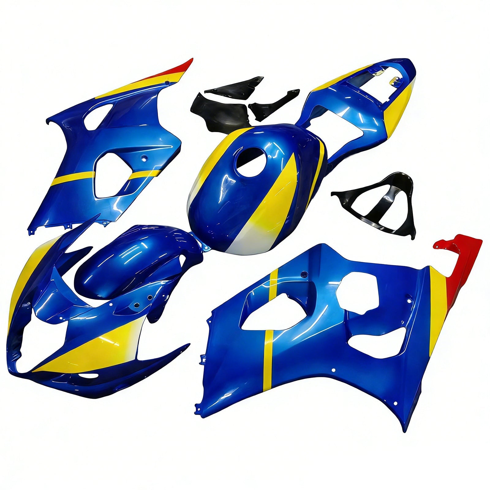 2003-2004 Suzuki GSXR1000 K3 Injection Fairing Kit Bodywork Plastic ABS