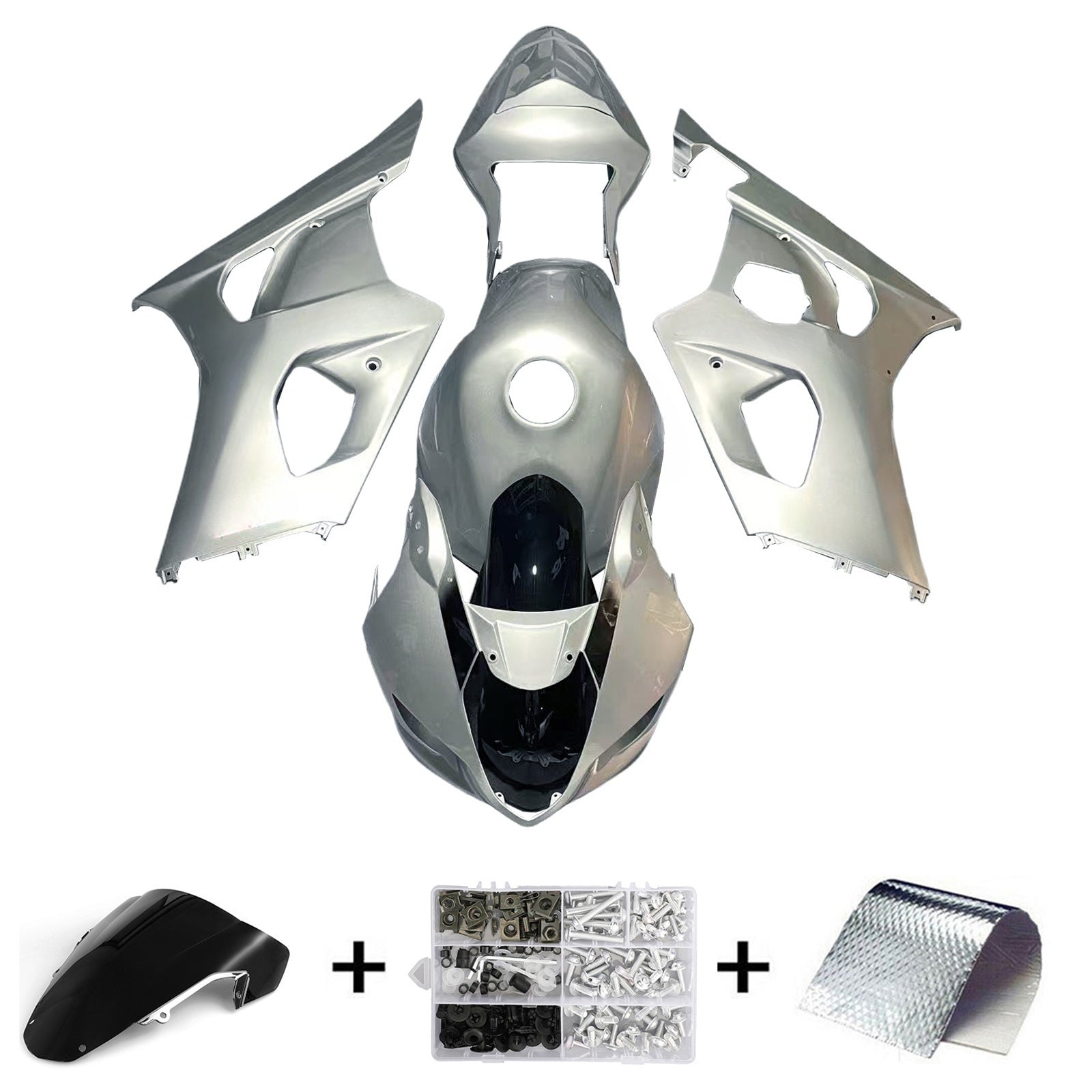 2003-2004 Suzuki GSXR1000 K3 Injection Fairing Kit Bodywork Plastic ABS