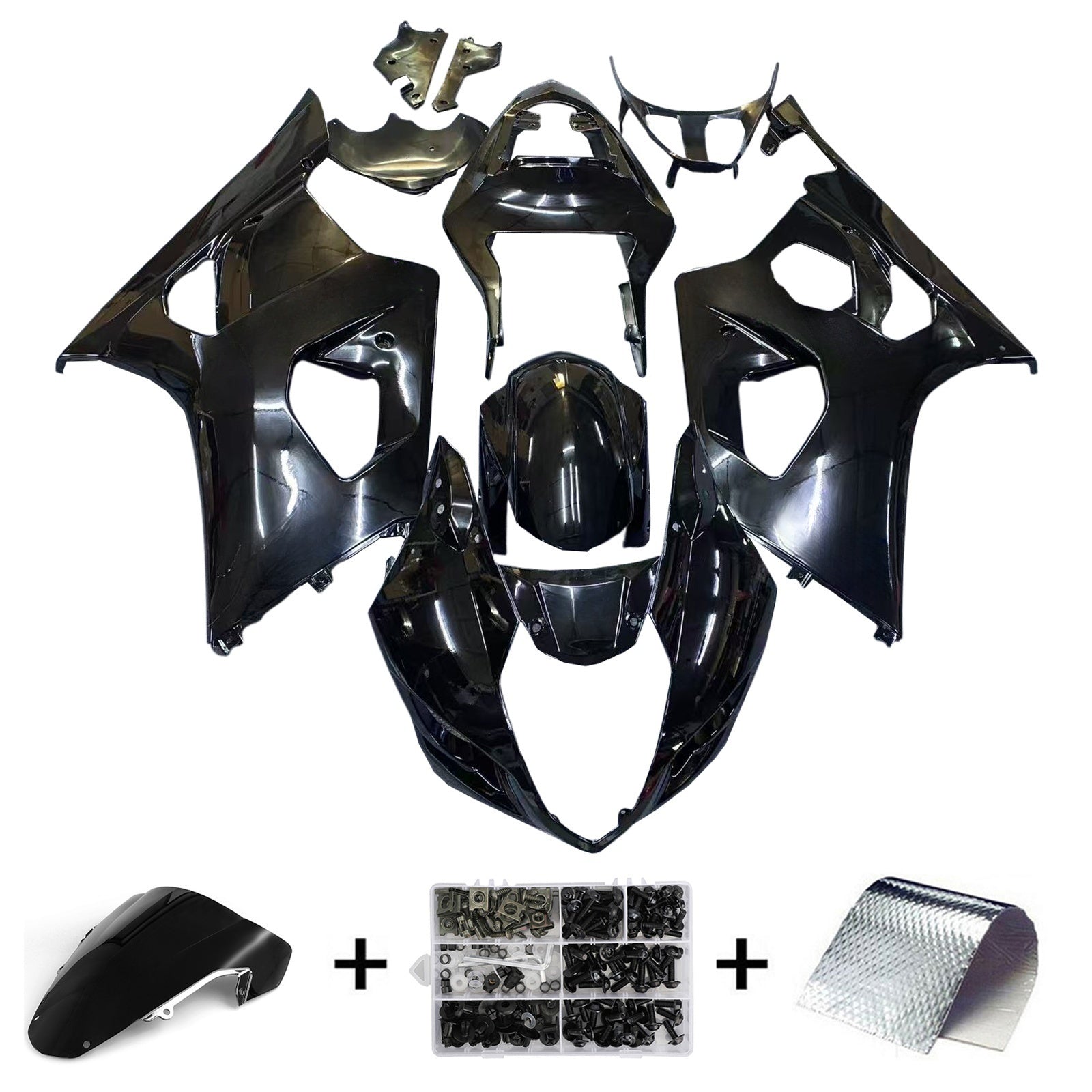 2003-2004 Suzuki GSXR1000 K3 Injection Fairing Kit Bodywork Plastic ABS
