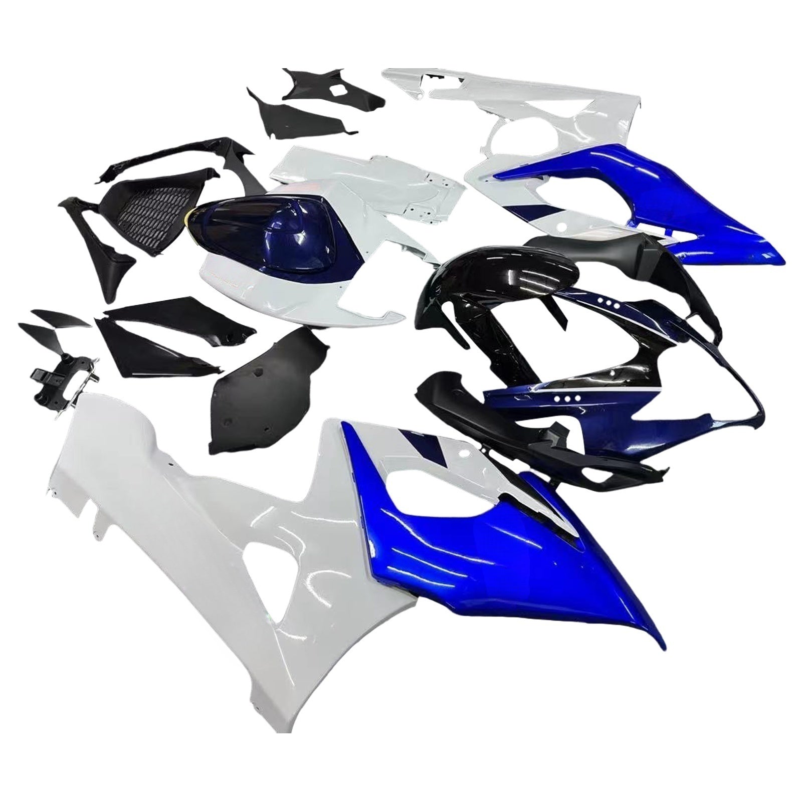 2005-2006 GSXR1000 Blue Bodywork Fairing ABS Injection Molded Plastics Set Generic