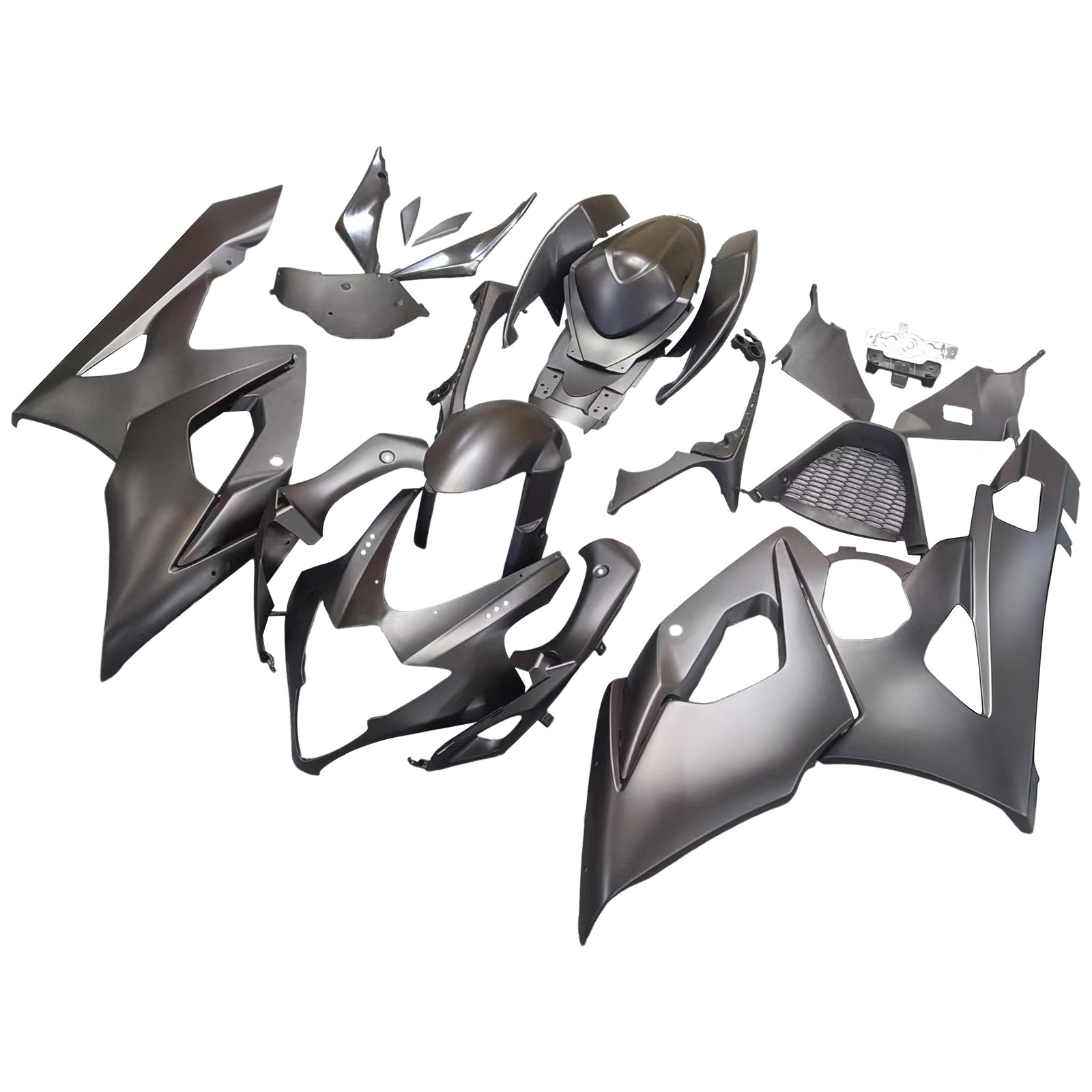 2005-2006 Suzuki GSXR 1000 Black Matte GSXR Racing Fairings Generic