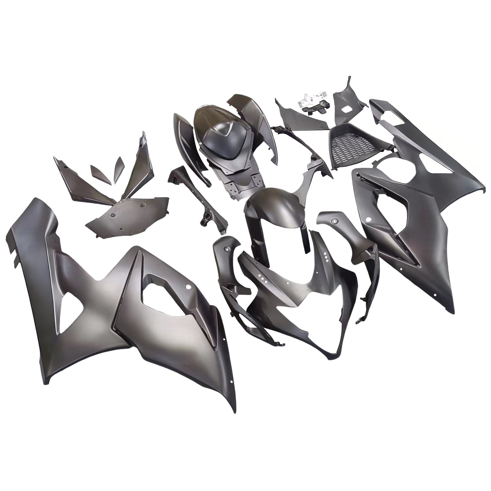 2005-2006 Suzuki GSXR 1000 Black Matte GSXR Racing Fairings Generic
