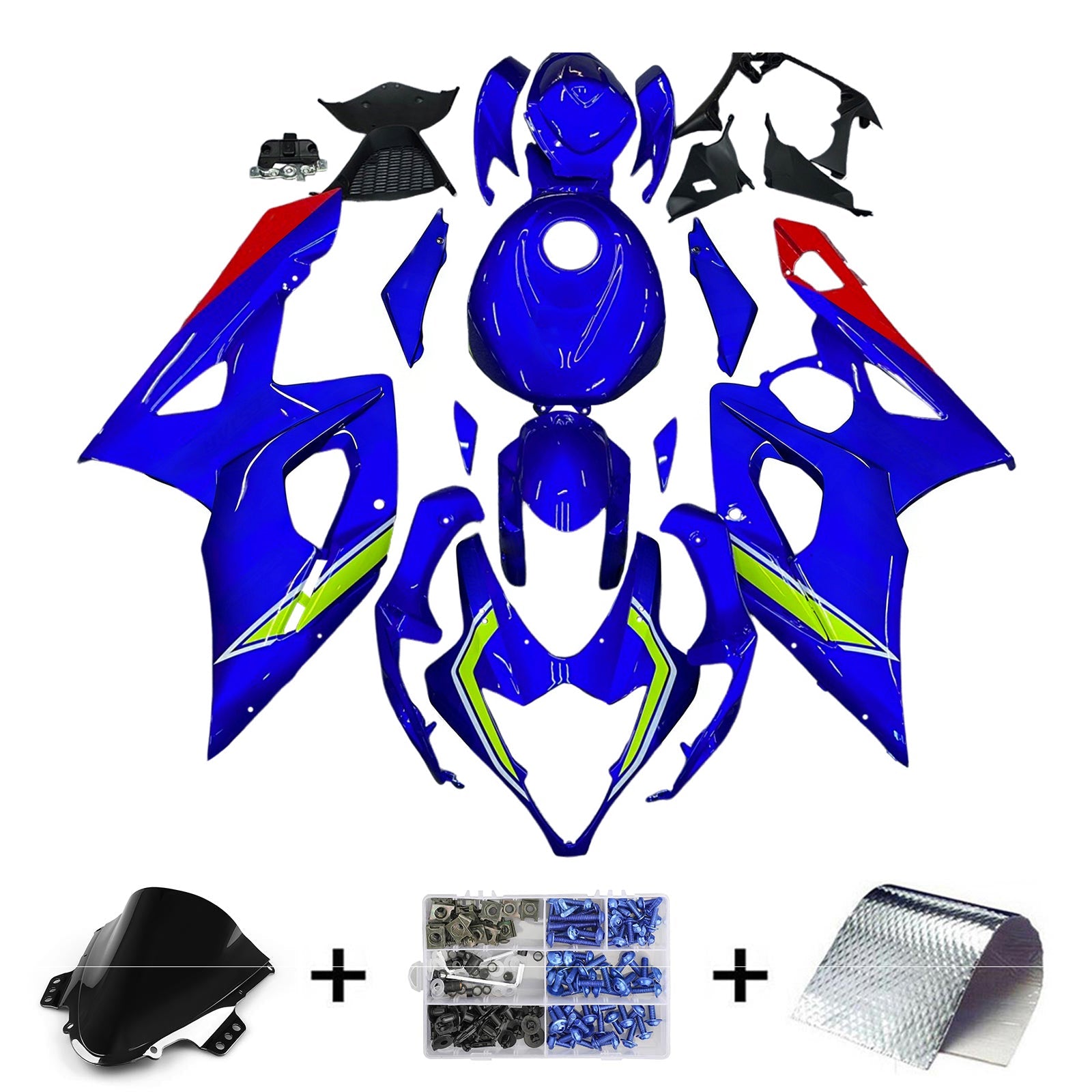 2005-2006 Suzuki GSXR1000 K5 Fairing Kit Bodywork Plastic ABS