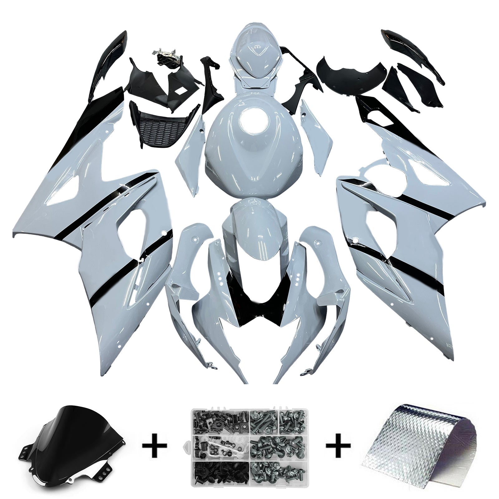 2005-2006 Suzuki GSXR1000 K5 Fairing Kit Bodywork Plastic ABS