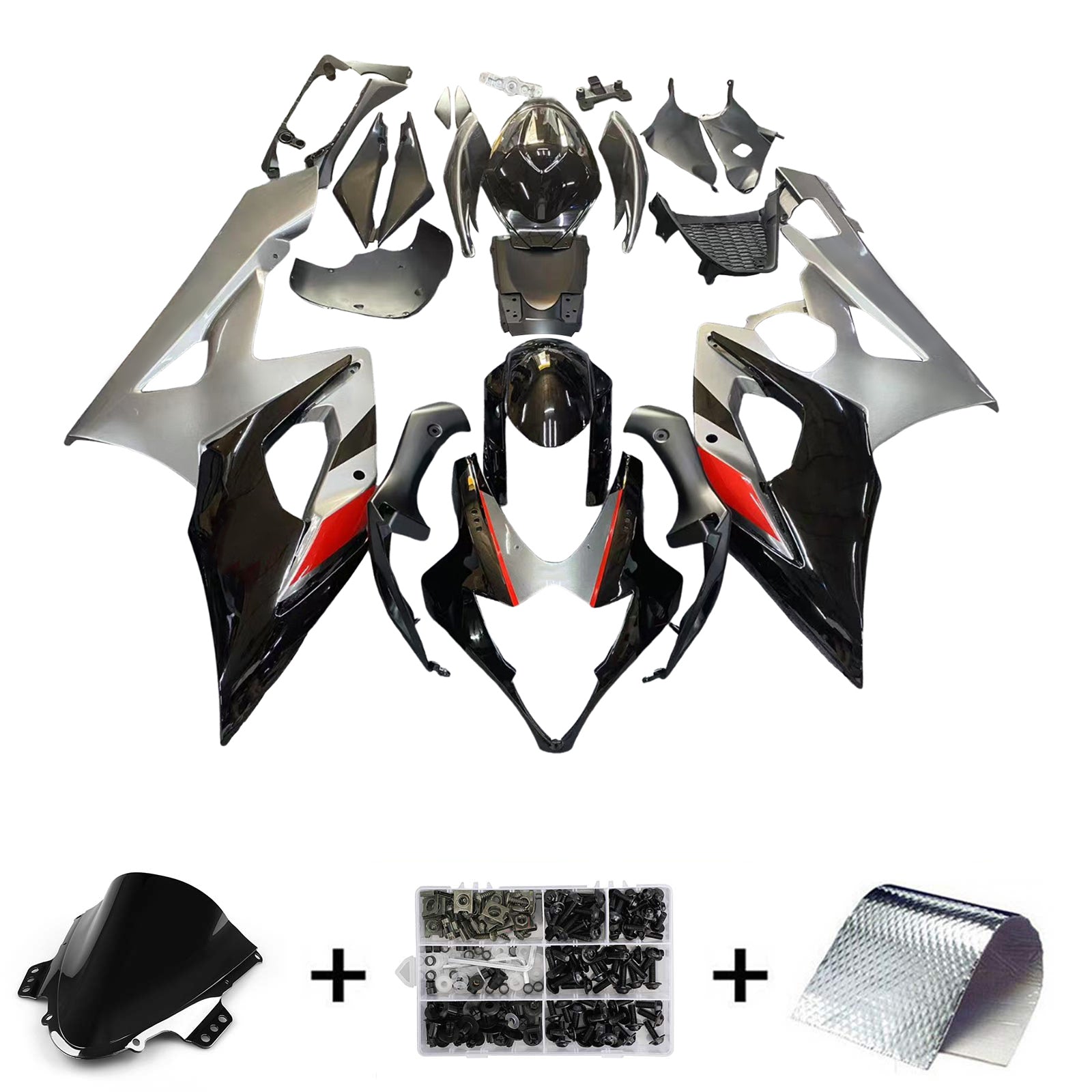 2005-2006 Suzuki GSXR1000 K5 Amotopart Injection Fairing Kit Bodywork Plastic ABS #120