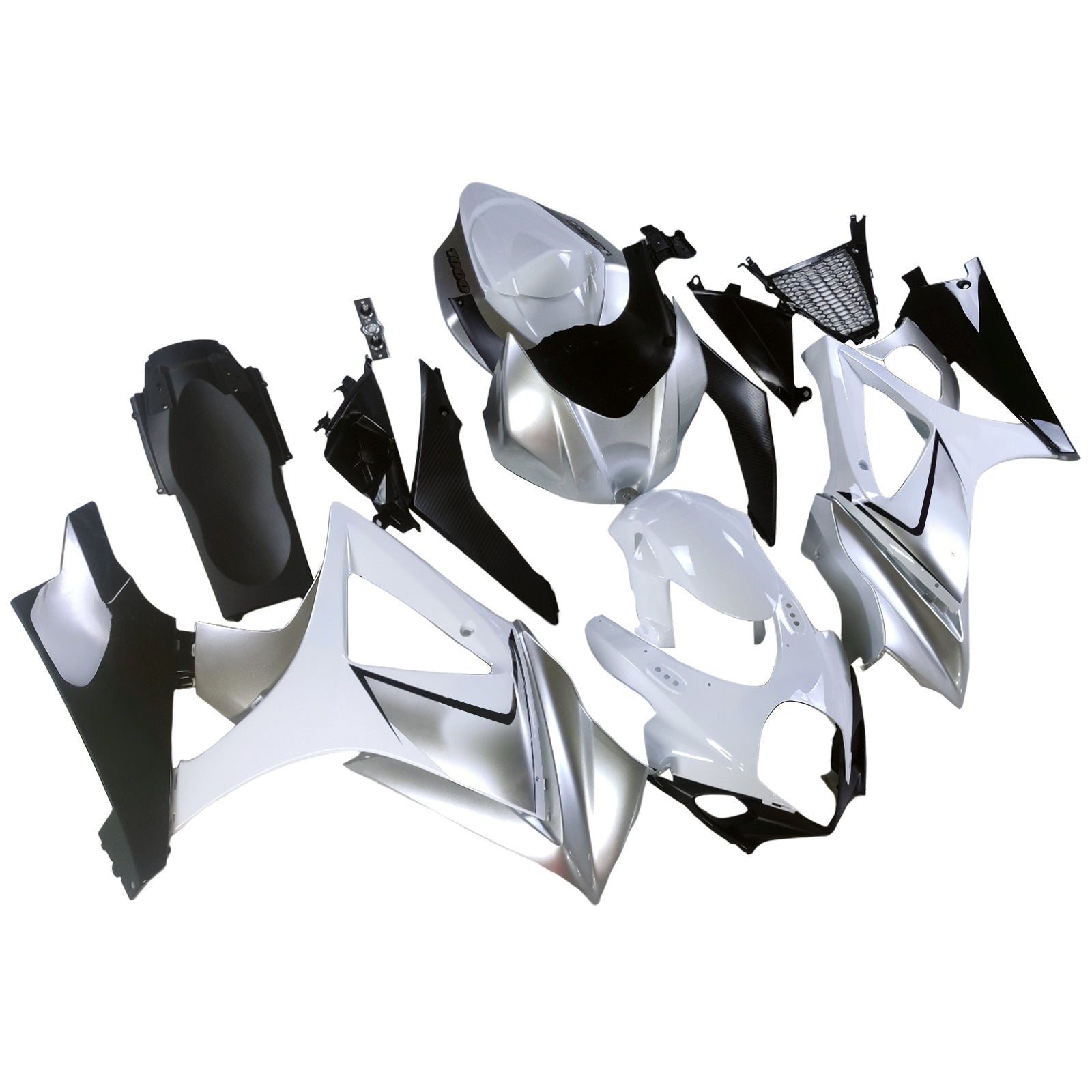 2007-2008 Suzuki GSXR 1000 Silve GSXR Racing Fairings Generic