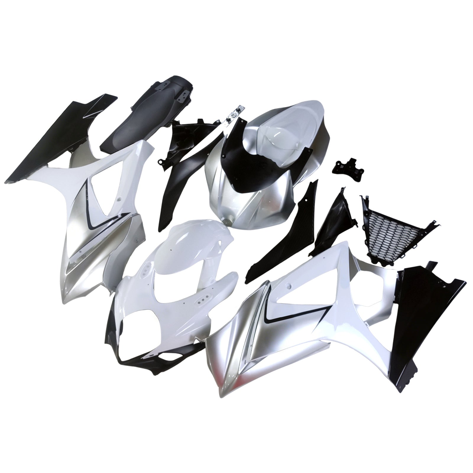 2007-2008 Suzuki GSXR 1000 Silve GSXR Racing Fairings Generic