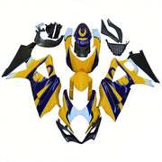 2007-2008 Suzuki GSXR 1000 Yellow Blue Alstare Corona Racing Fairings Generic