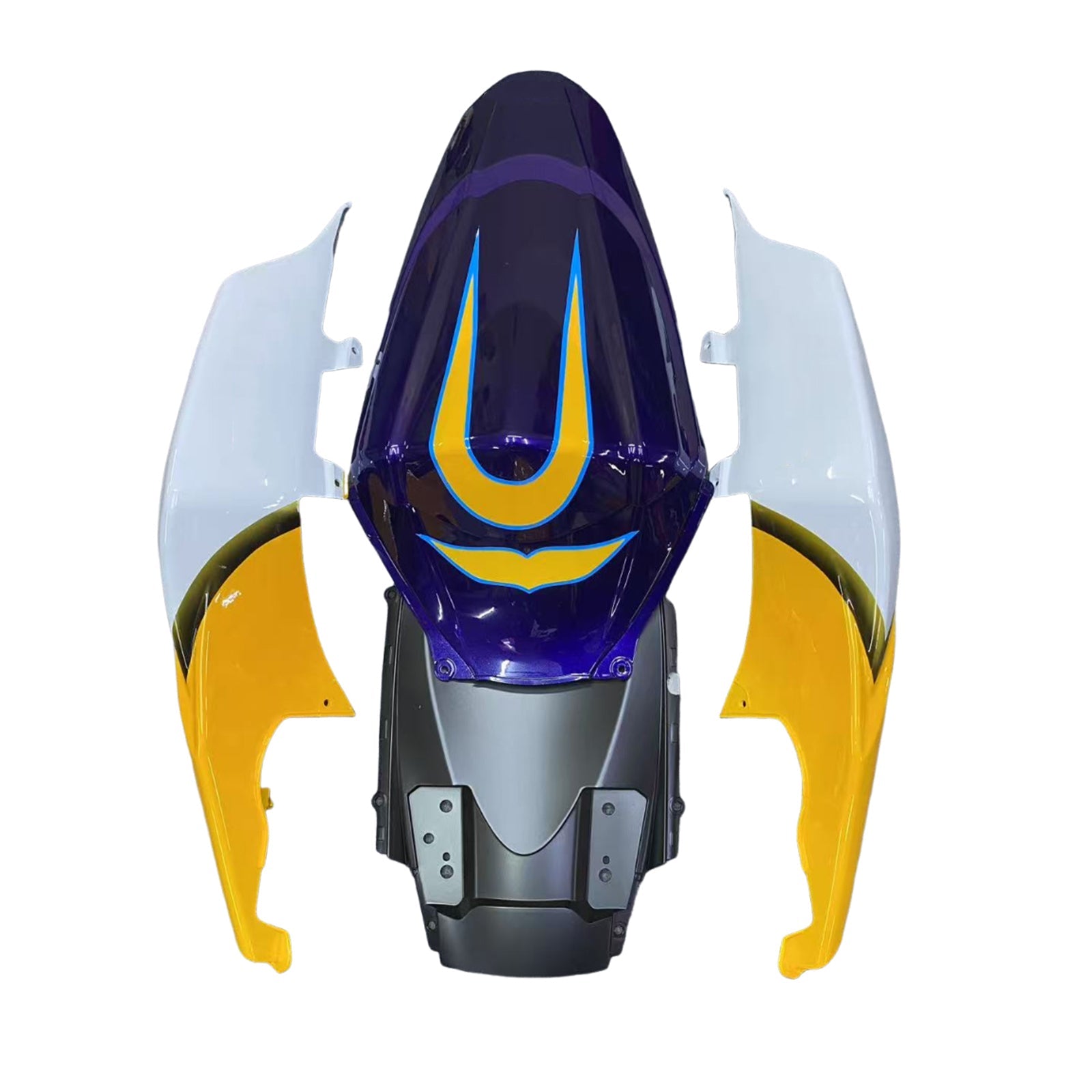 2007-2008 Suzuki GSXR 1000 Yellow Blue Alstare Corona Racing Fairings Generic