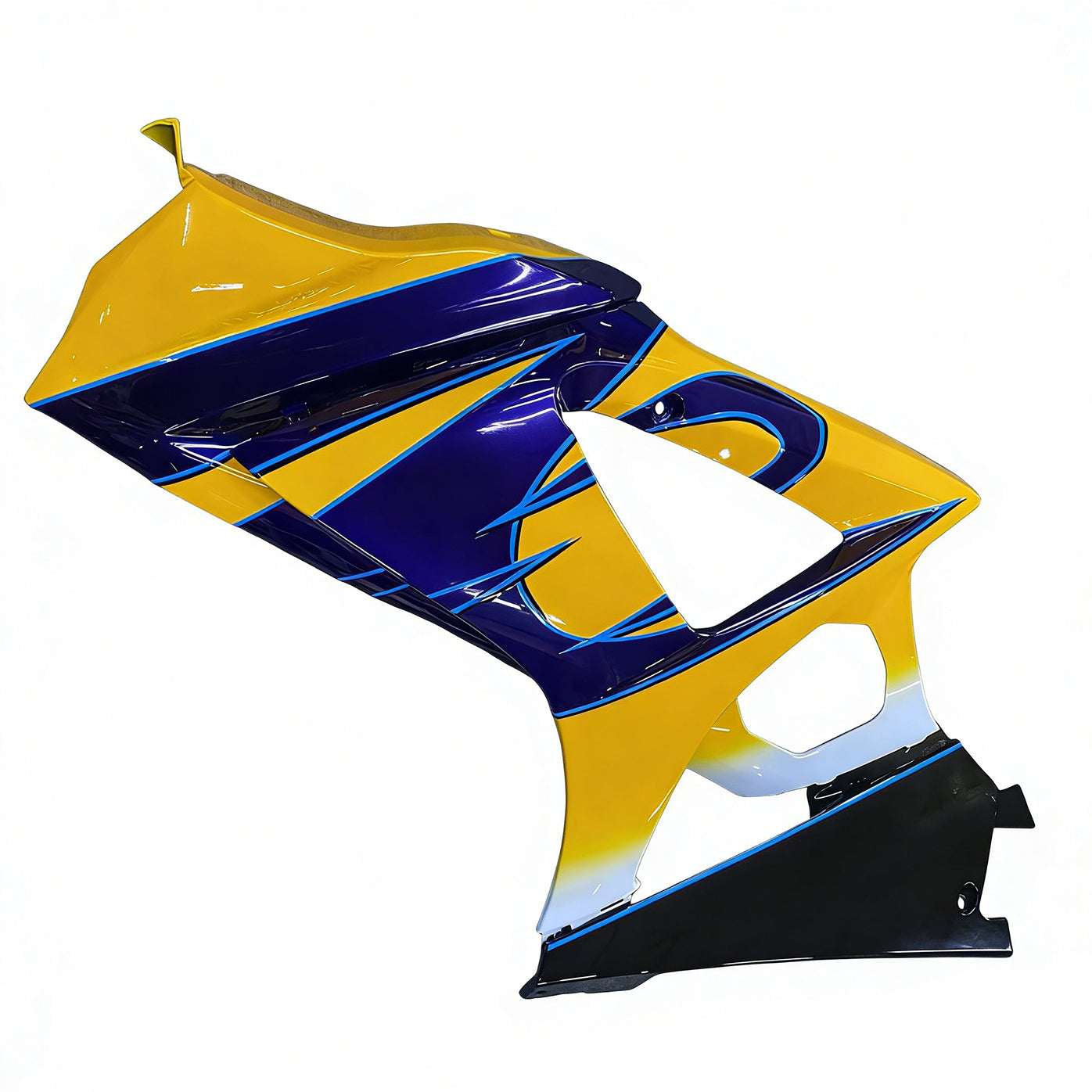 2007-2008 Suzuki GSXR 1000 Yellow Blue Alstare Corona Racing Fairings Generic