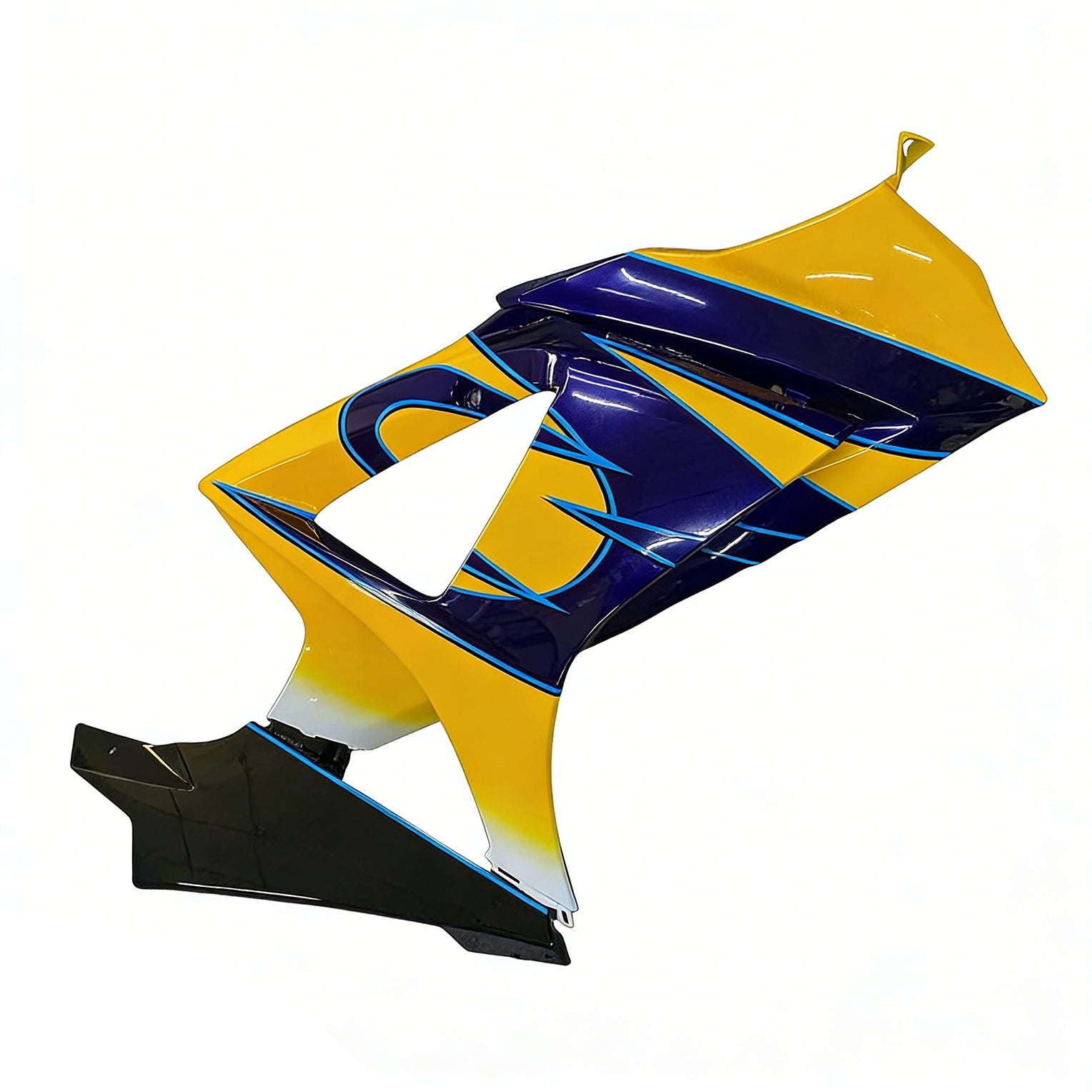 2007-2008 Suzuki GSXR 1000 Yellow Blue Alstare Corona Racing Fairings Generic