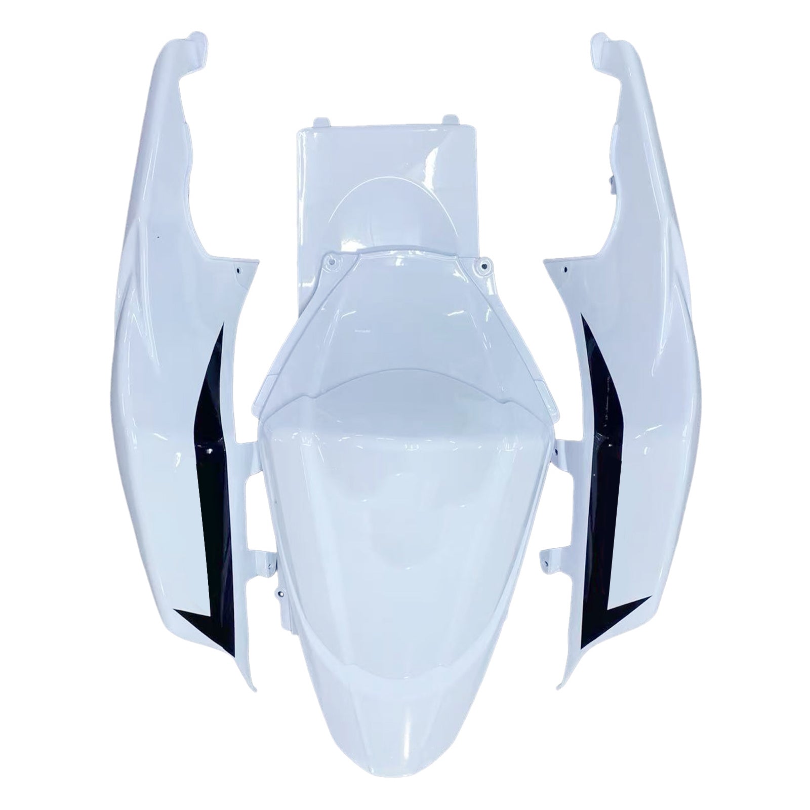 2007-2008 Suzuki GSXR 1000 White & Black GSXR Racing Fairings Generic