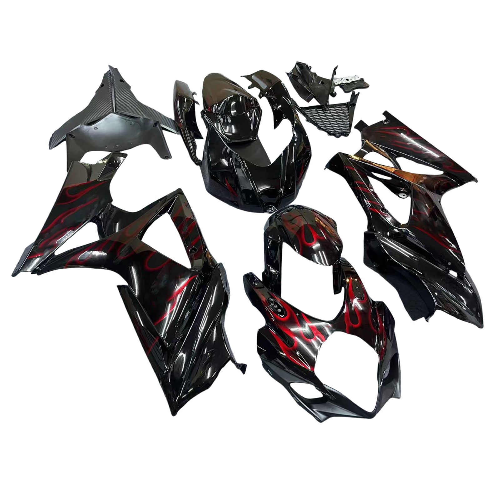 2007-2008 Suzuki GSXR1000 K7 Amotopart Injection Fairing Kit Bodywork Plastic ABS #116