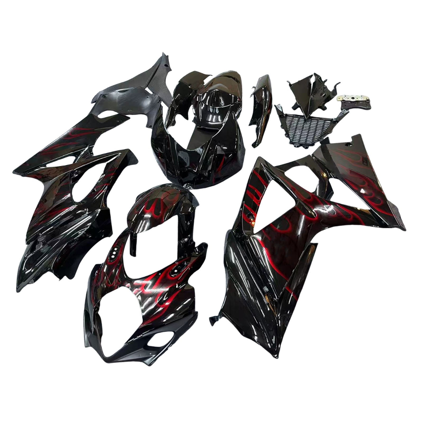 2007-2008 Suzuki GSXR1000 K7 Amotopart Injection Fairing Kit Bodywork Plastic ABS #116