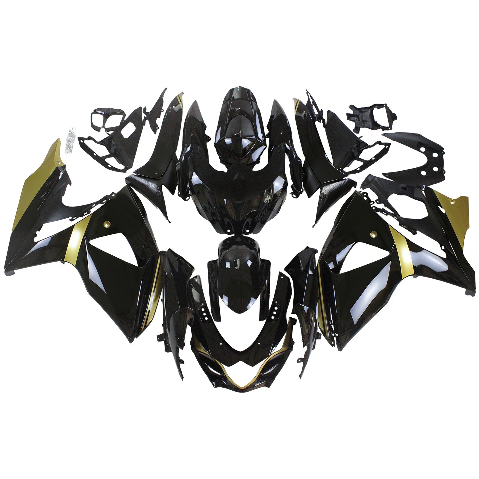 2009-2016 Suzuki GSXR1000 K9 Amotopart Injection Fairing Kit Bodywork Plastic ABS #105