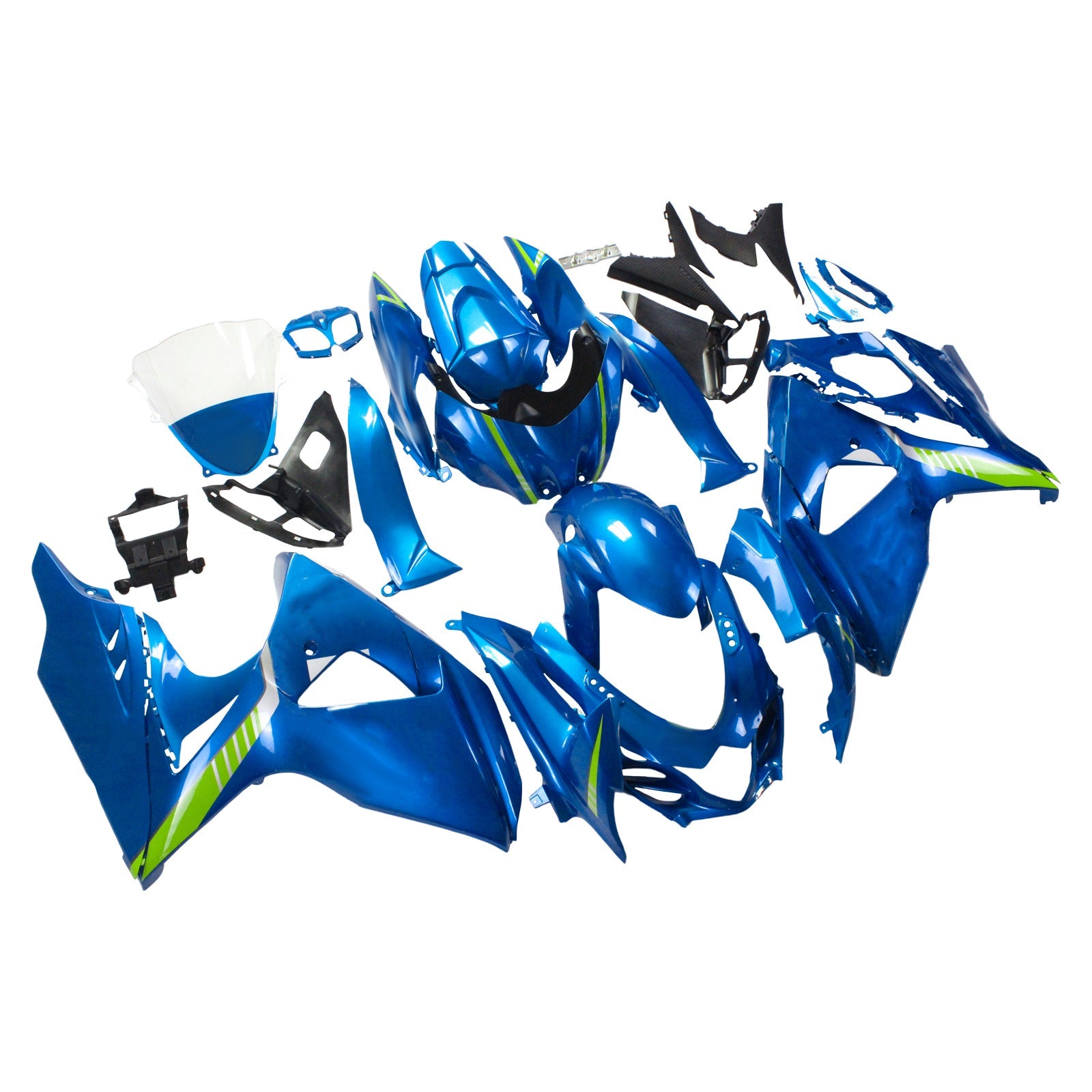 2009-2016 Suzuki GSXR1000 K9 Amotopart Injection Fairing Kit Bodywork Plastic ABS #125